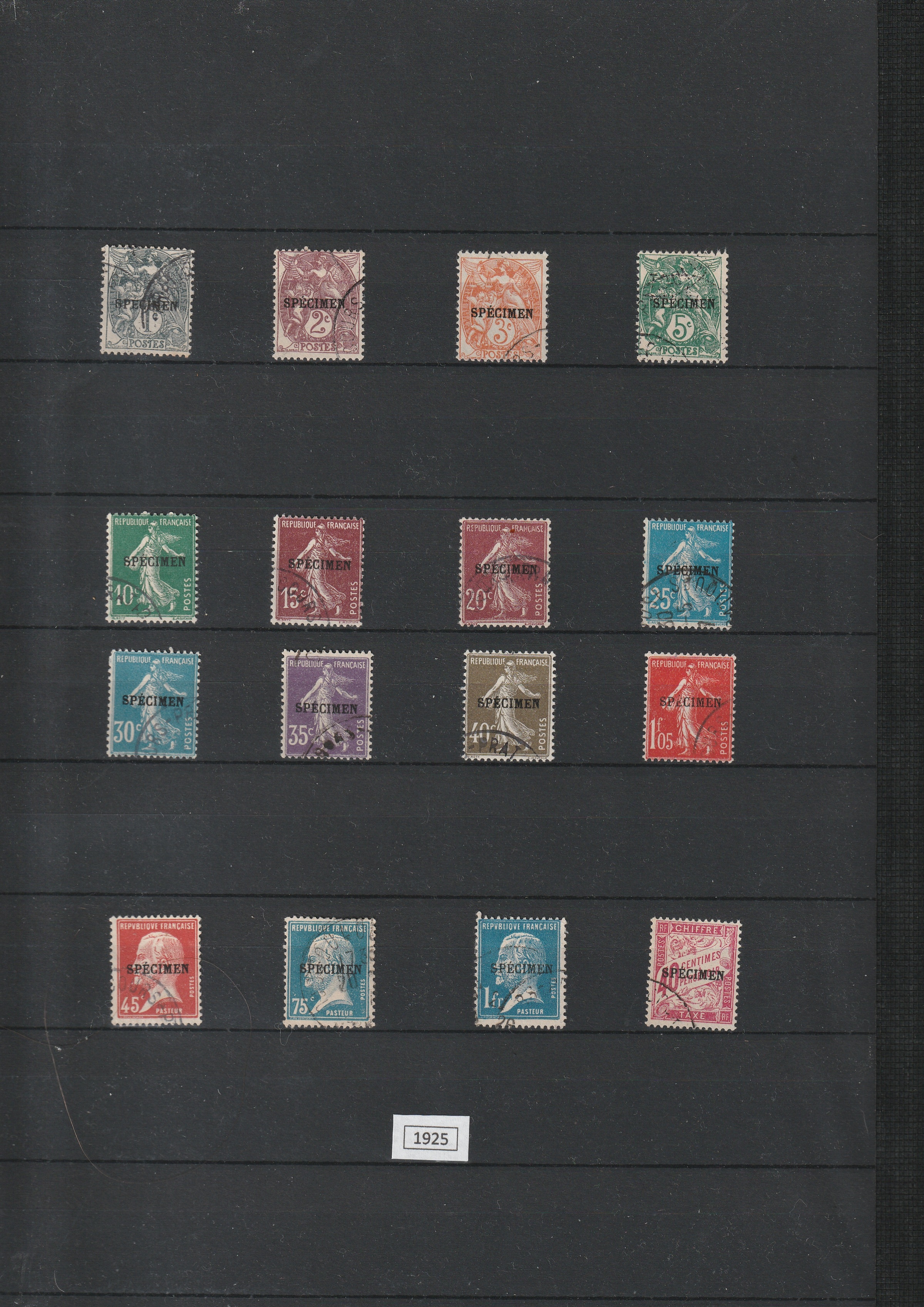 a collection of postage stamps
