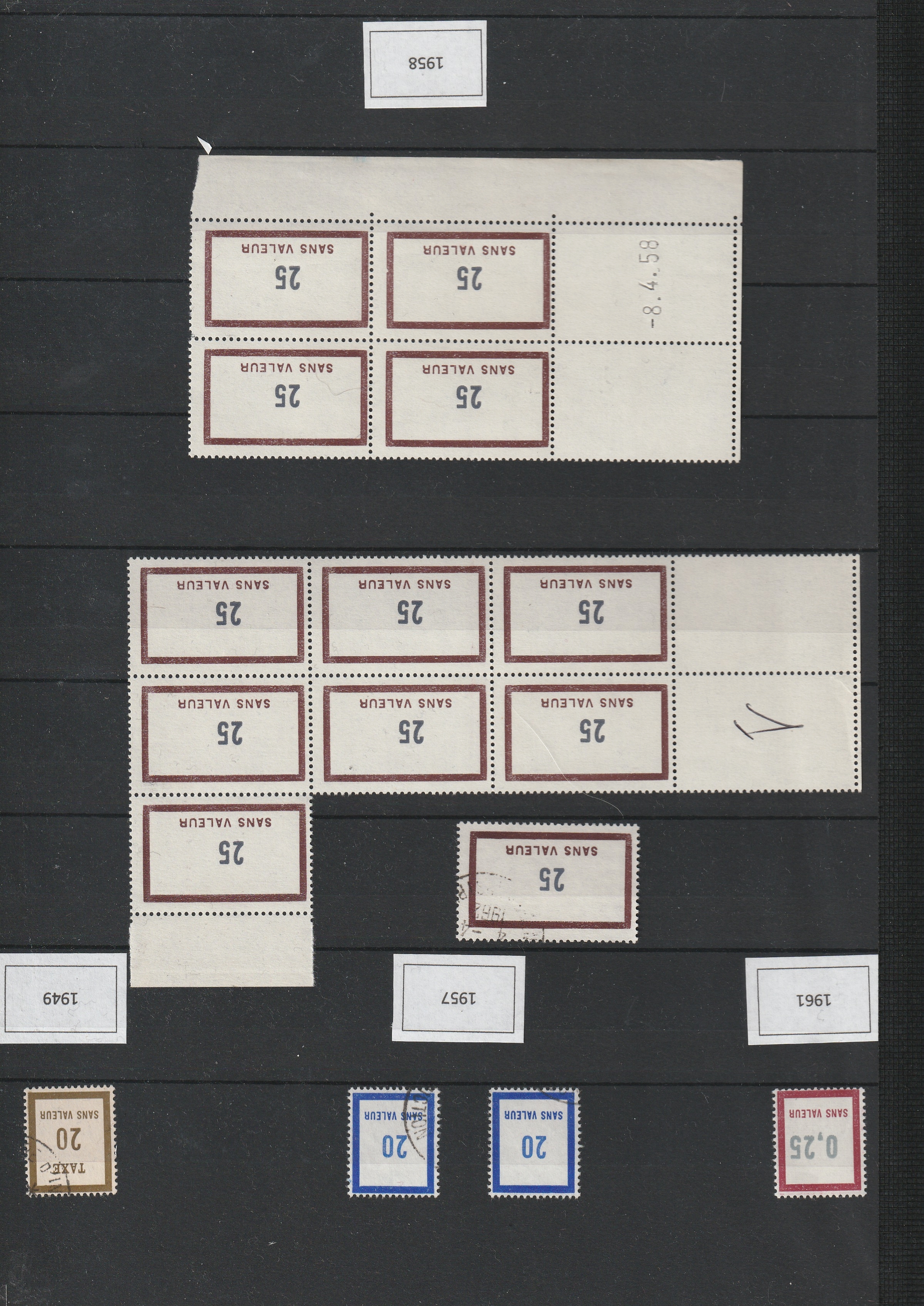 a collection of postage stamps