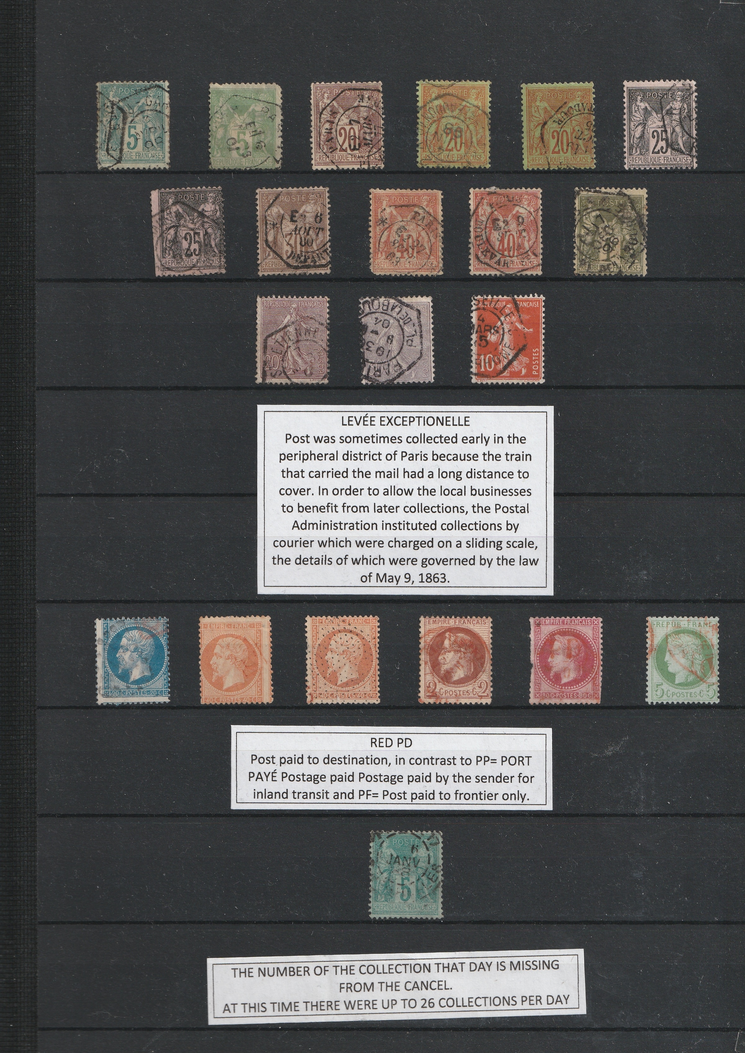 a collection of postage stamps
