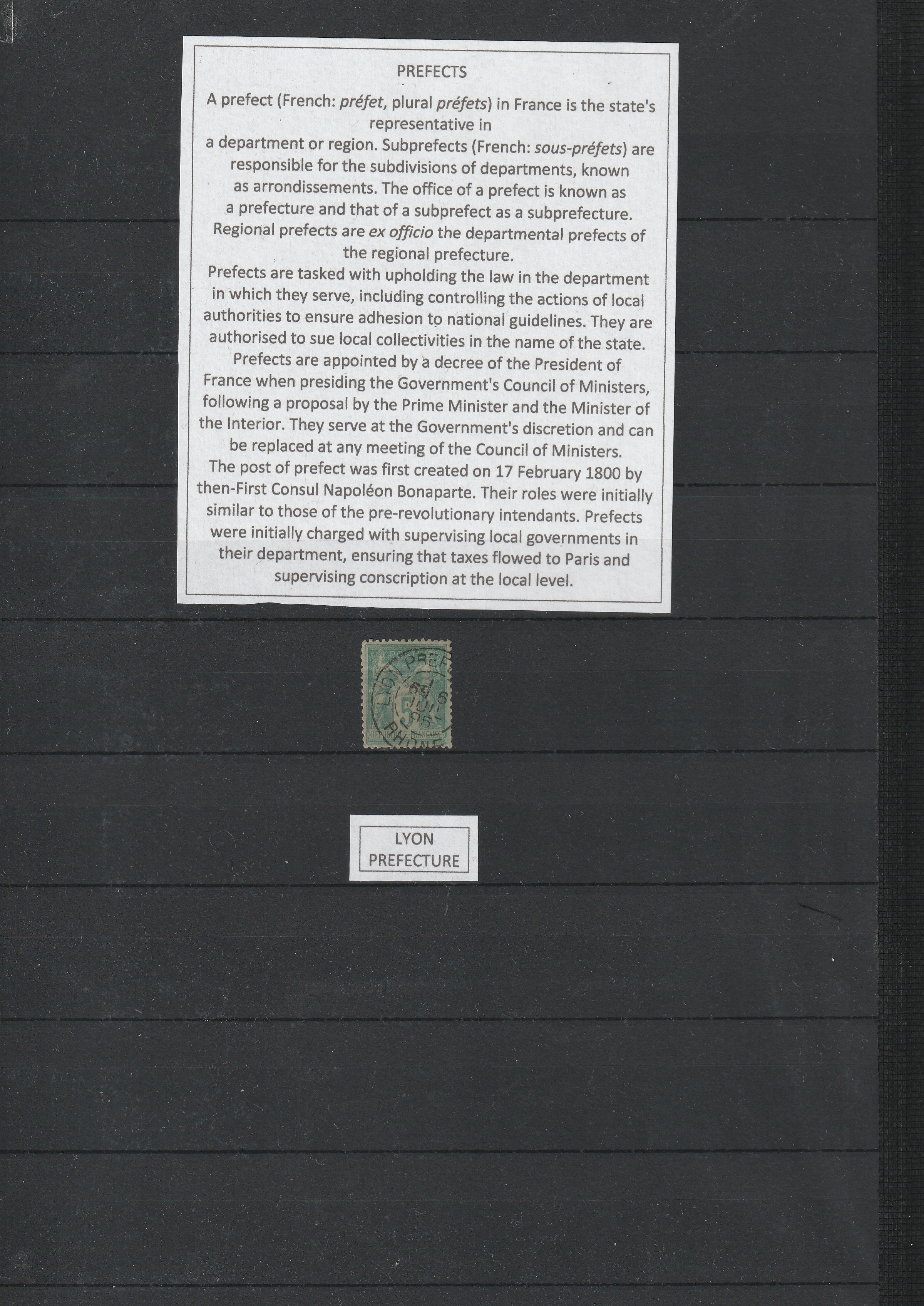 a piece of paper with a stamp on it