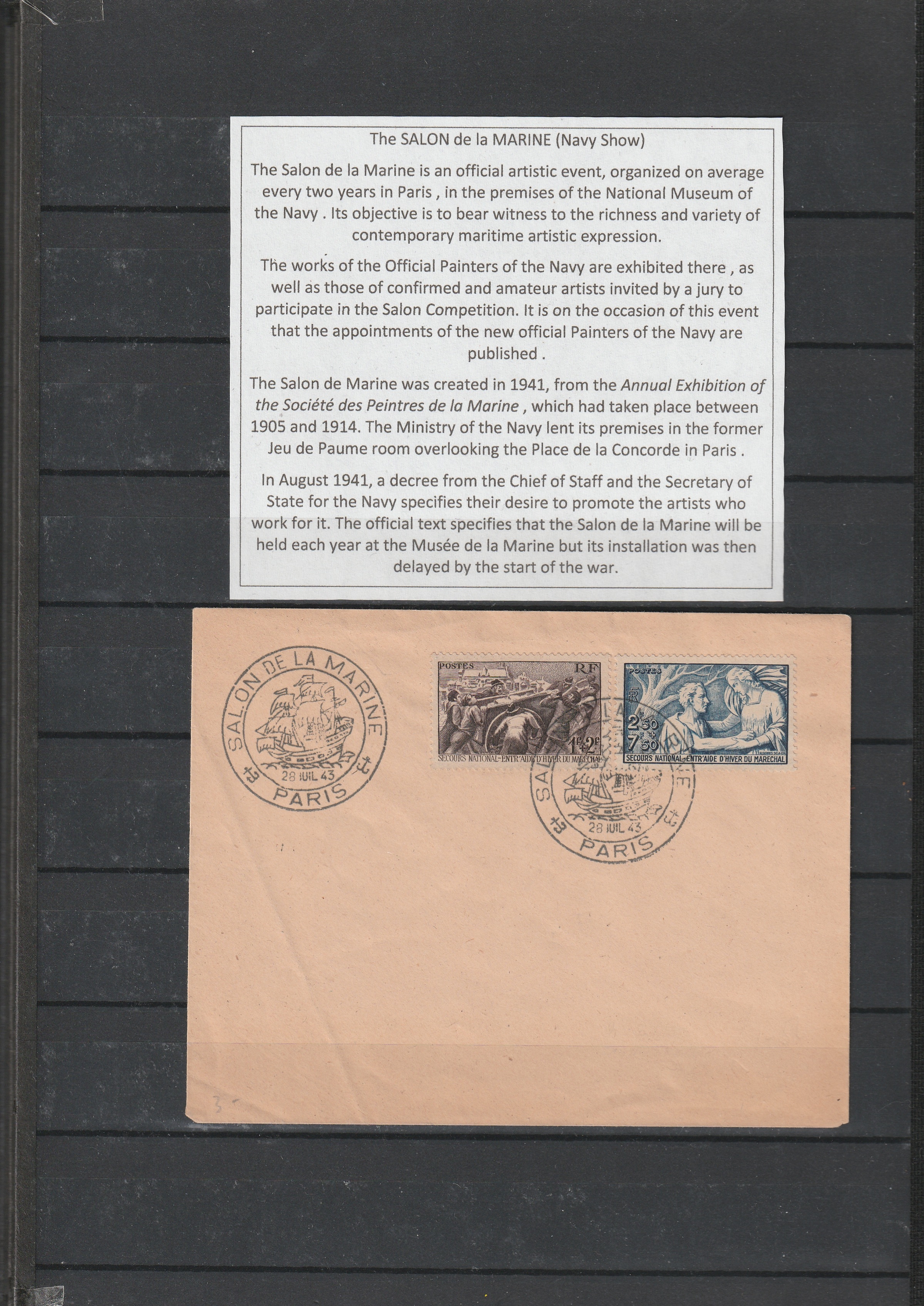 a letter and envelope with stamps