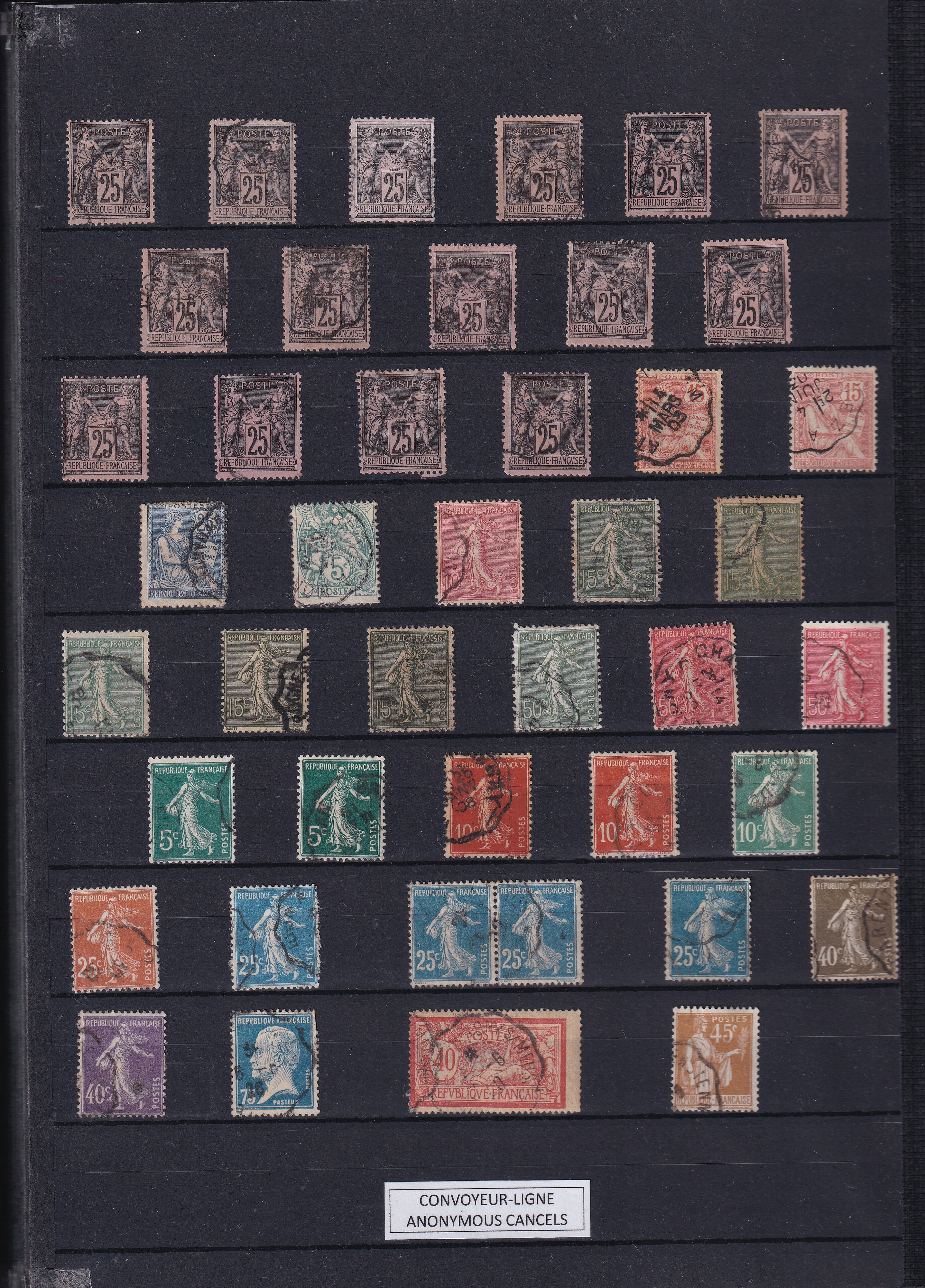 a collection of postage stamps