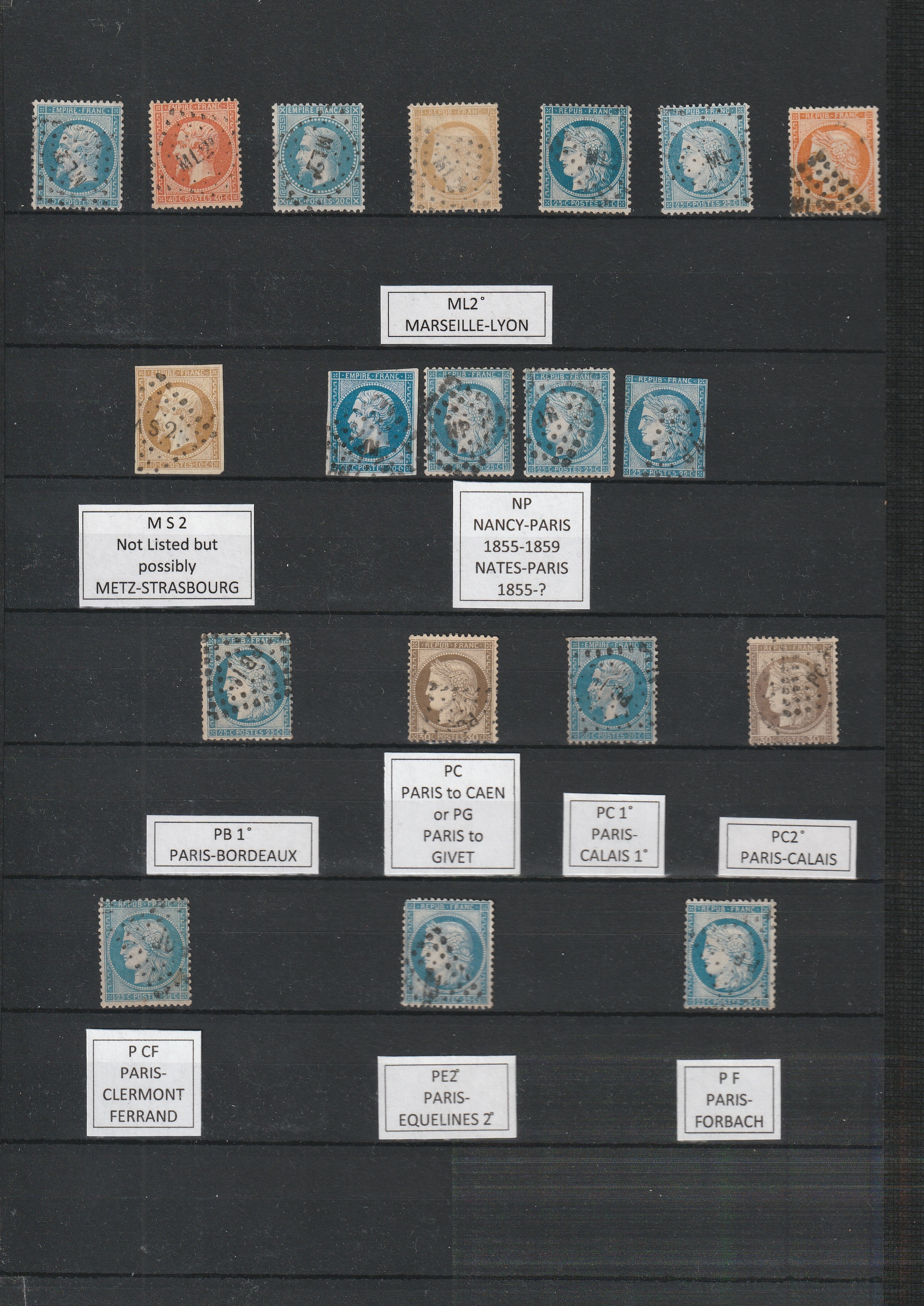 a collection of postage stamps