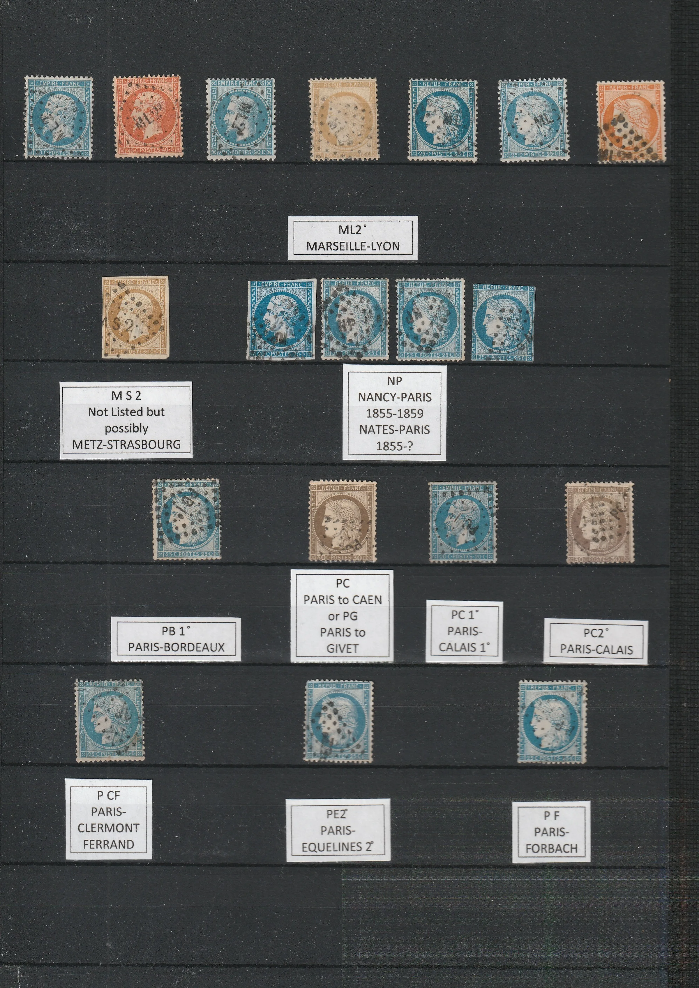 a collection of postage stamps