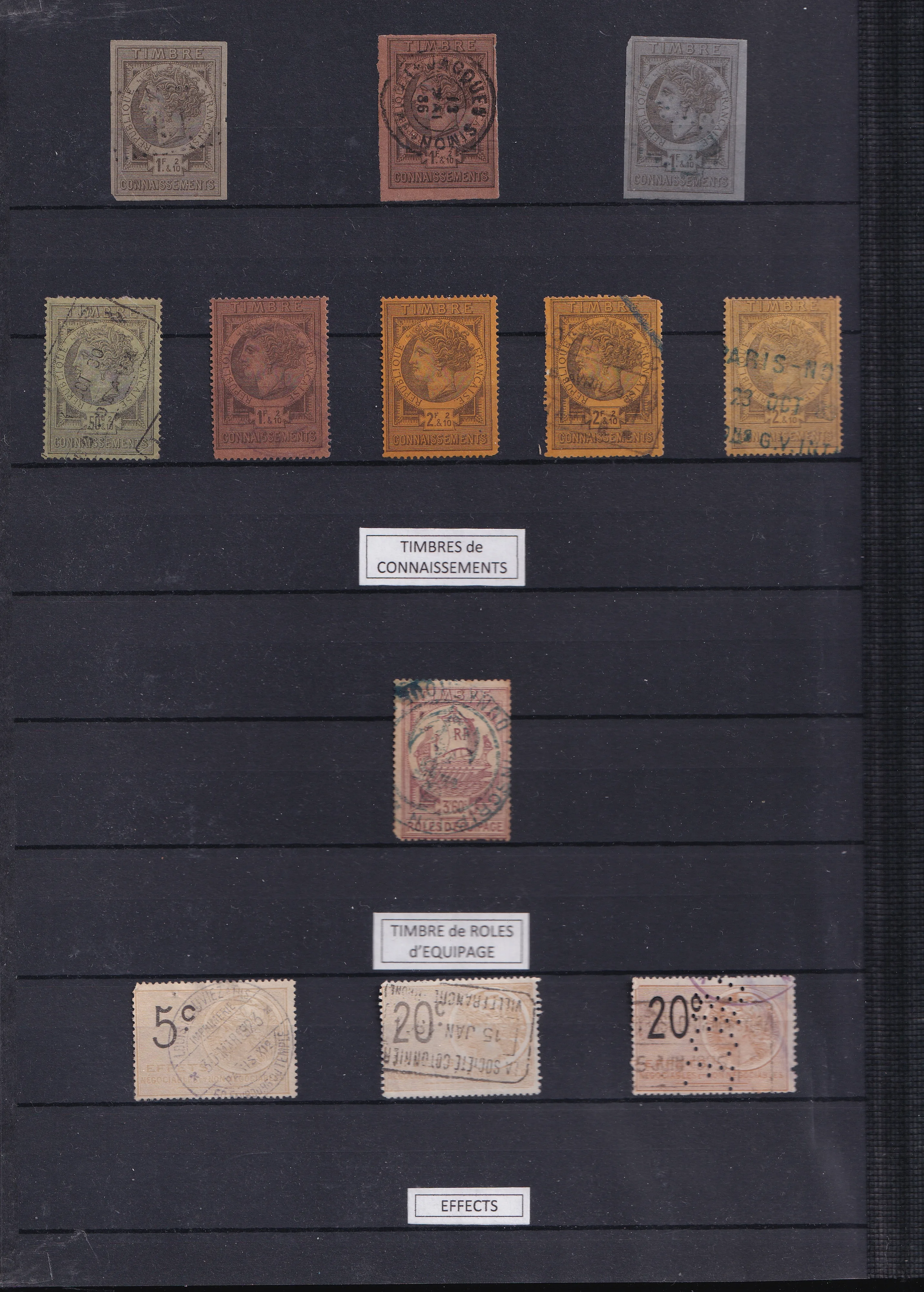 a collection of postage stamps