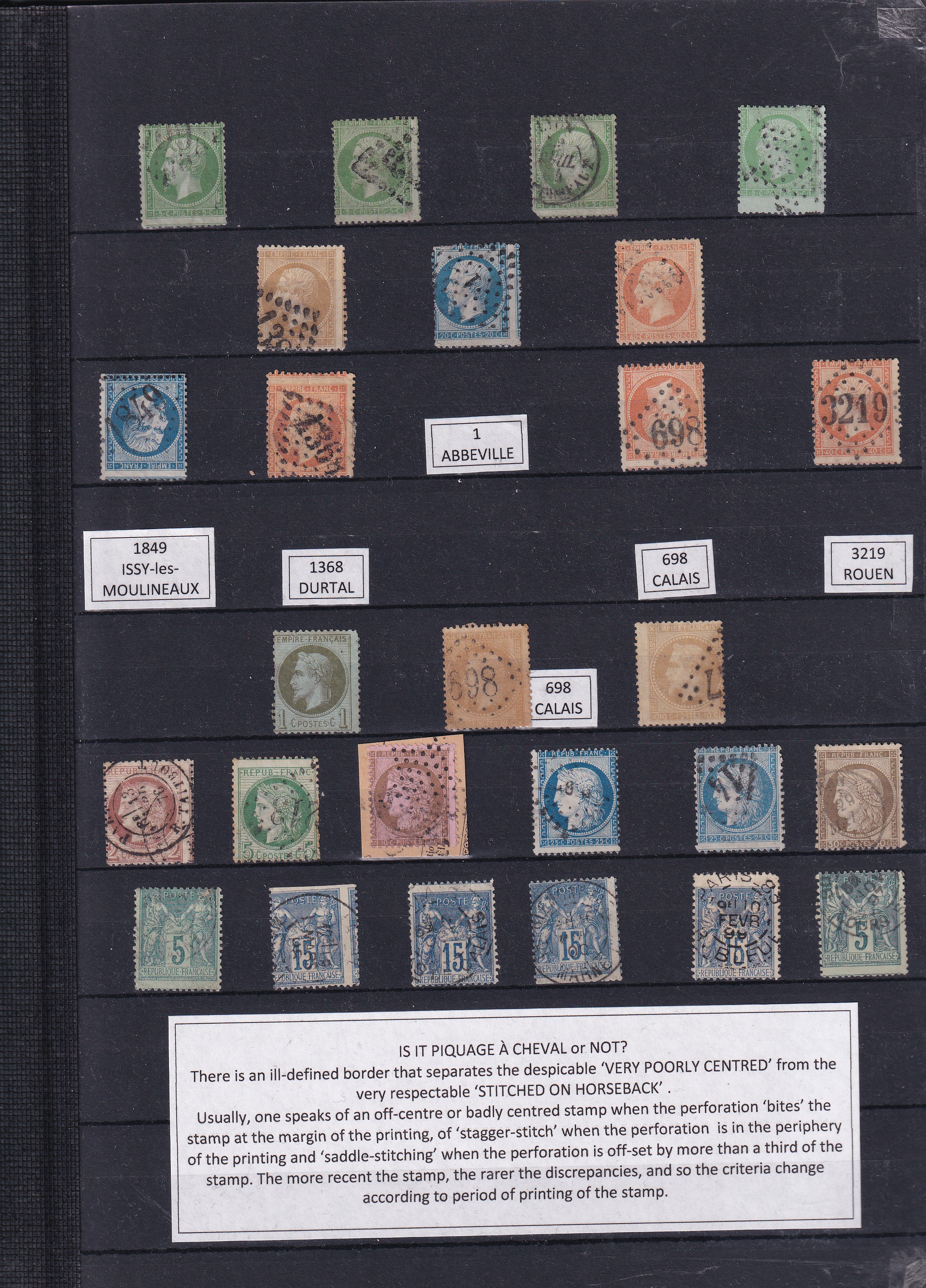 a collection of postage stamps