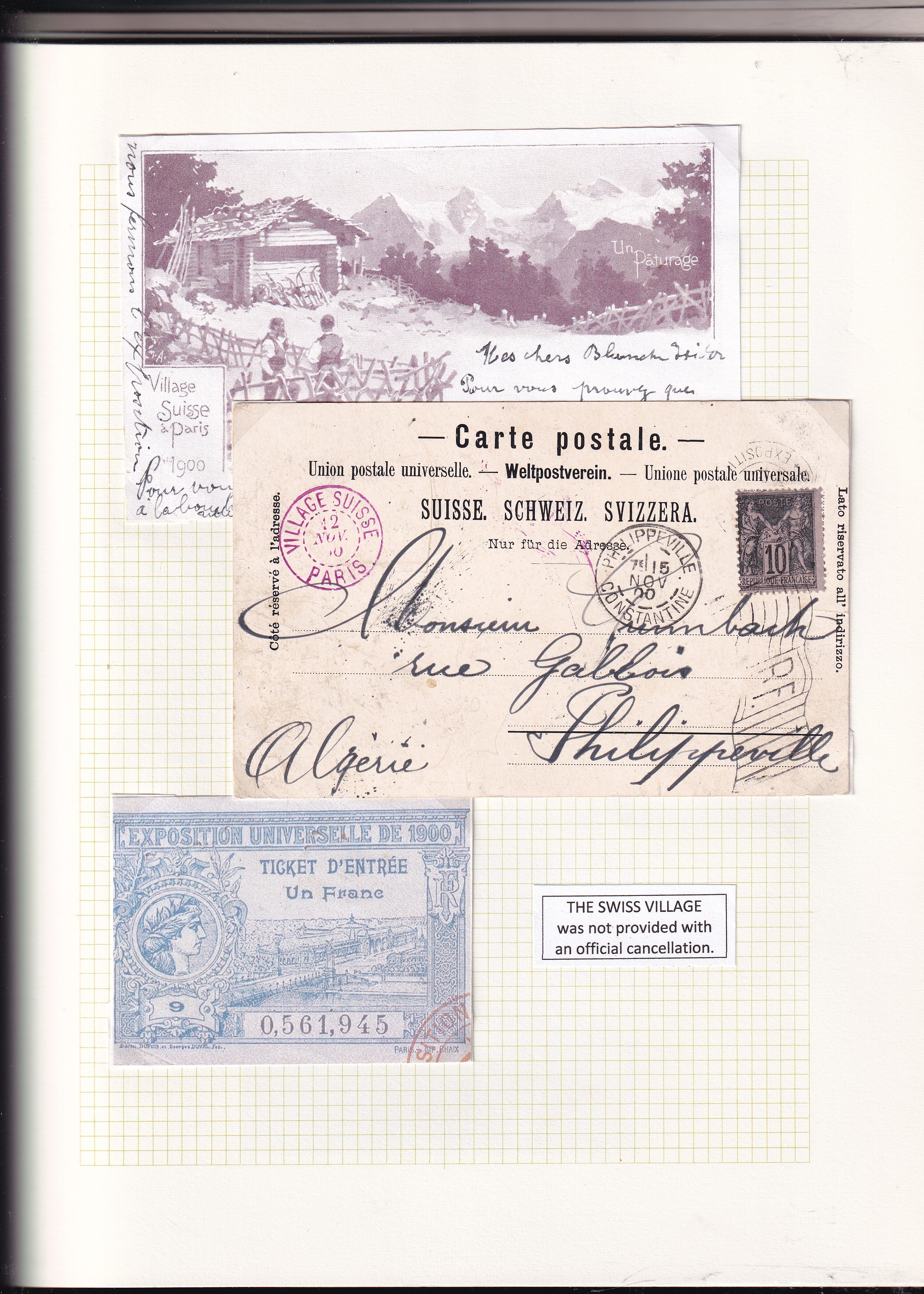 a collection of old postcards