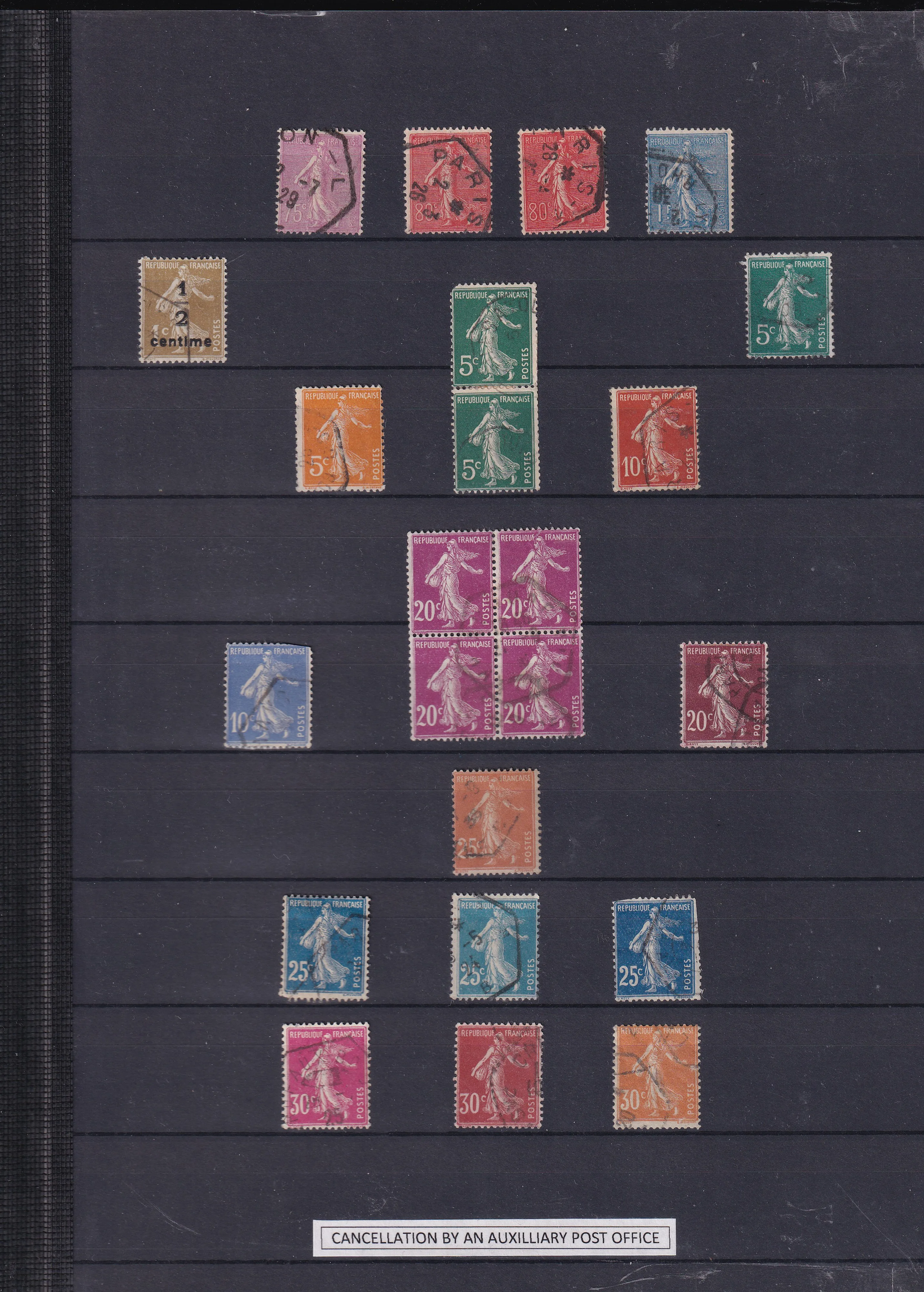 a collection of postage stamps