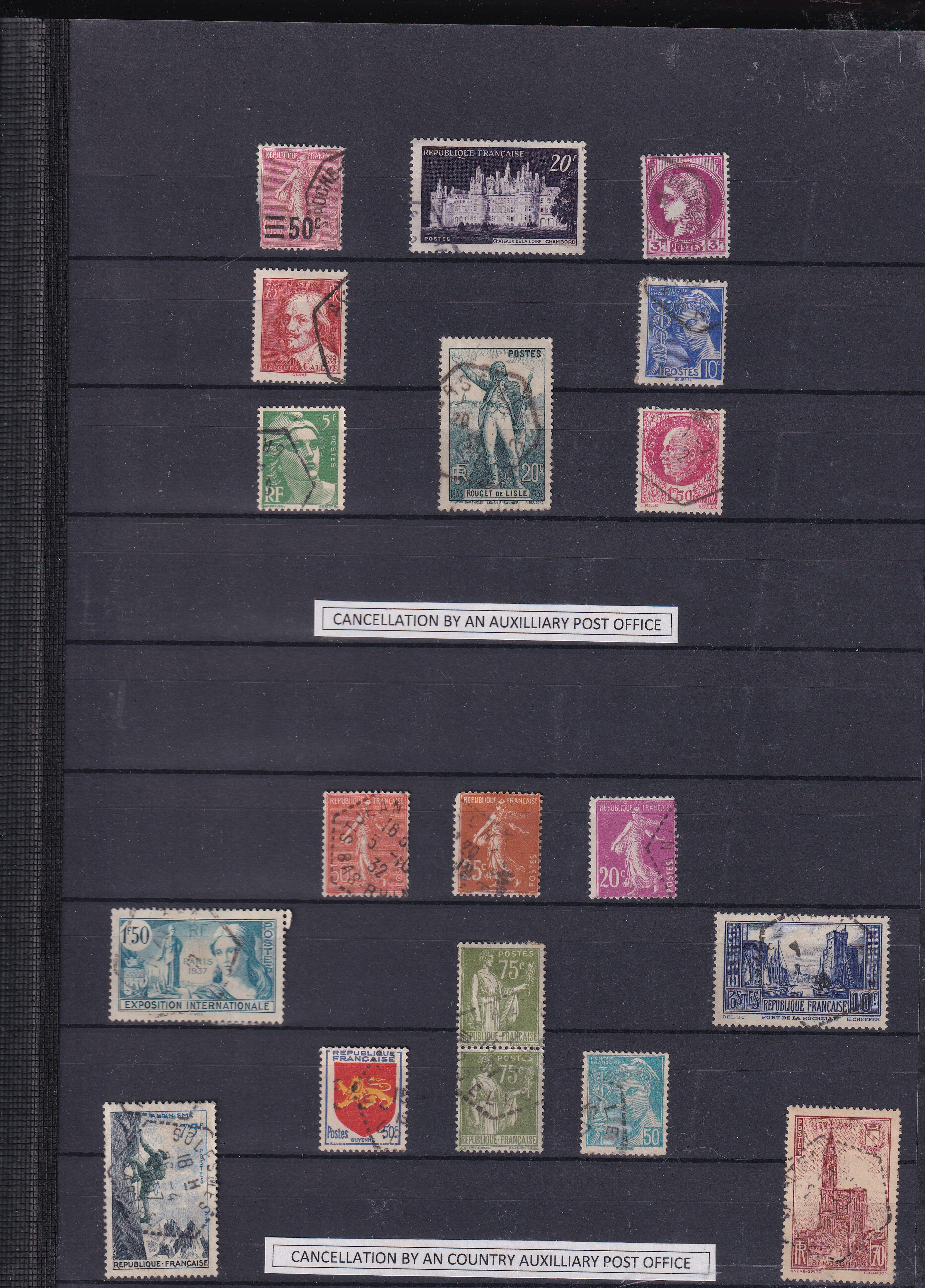 a collection of postage stamps