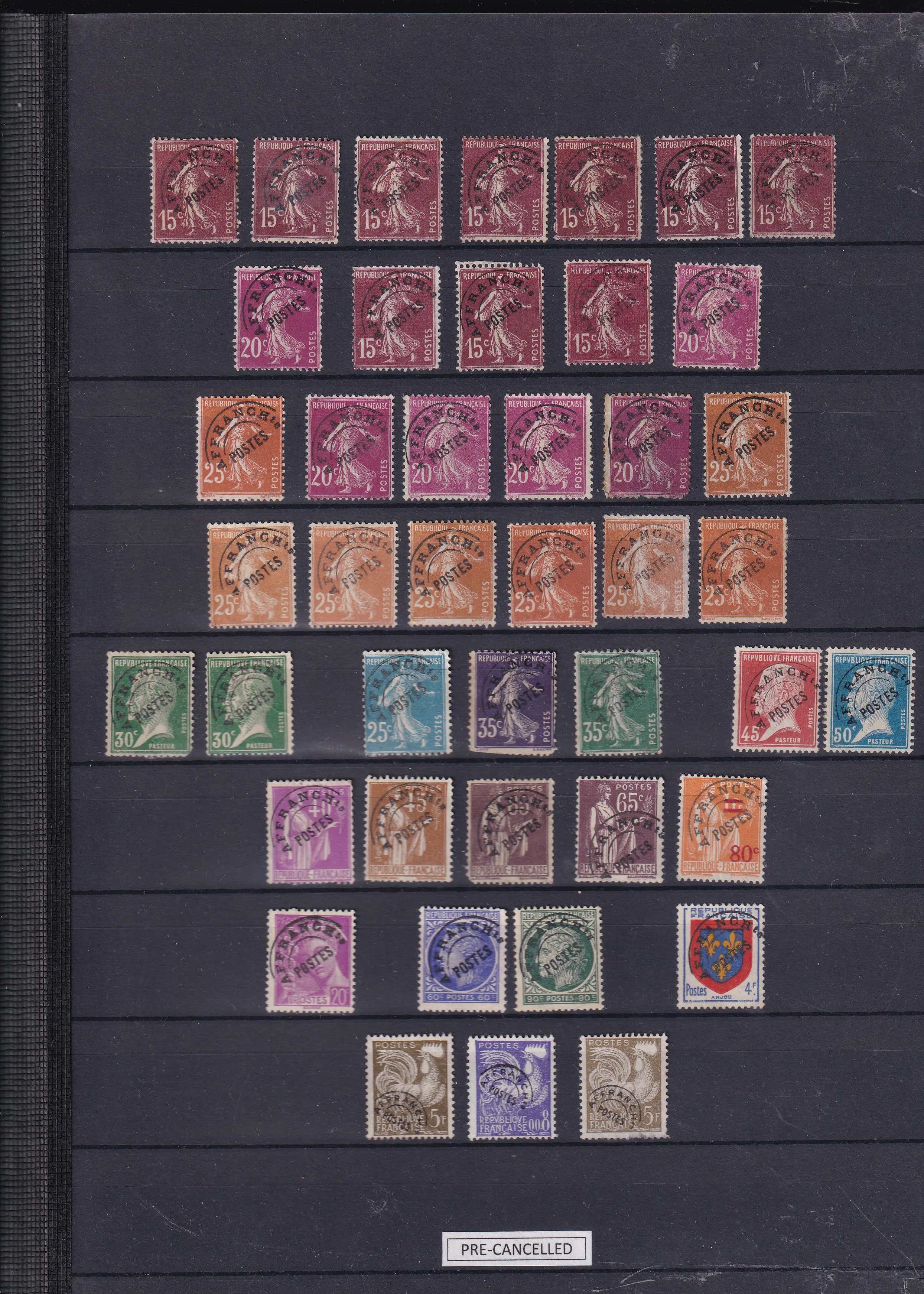 a collection of postage stamps
