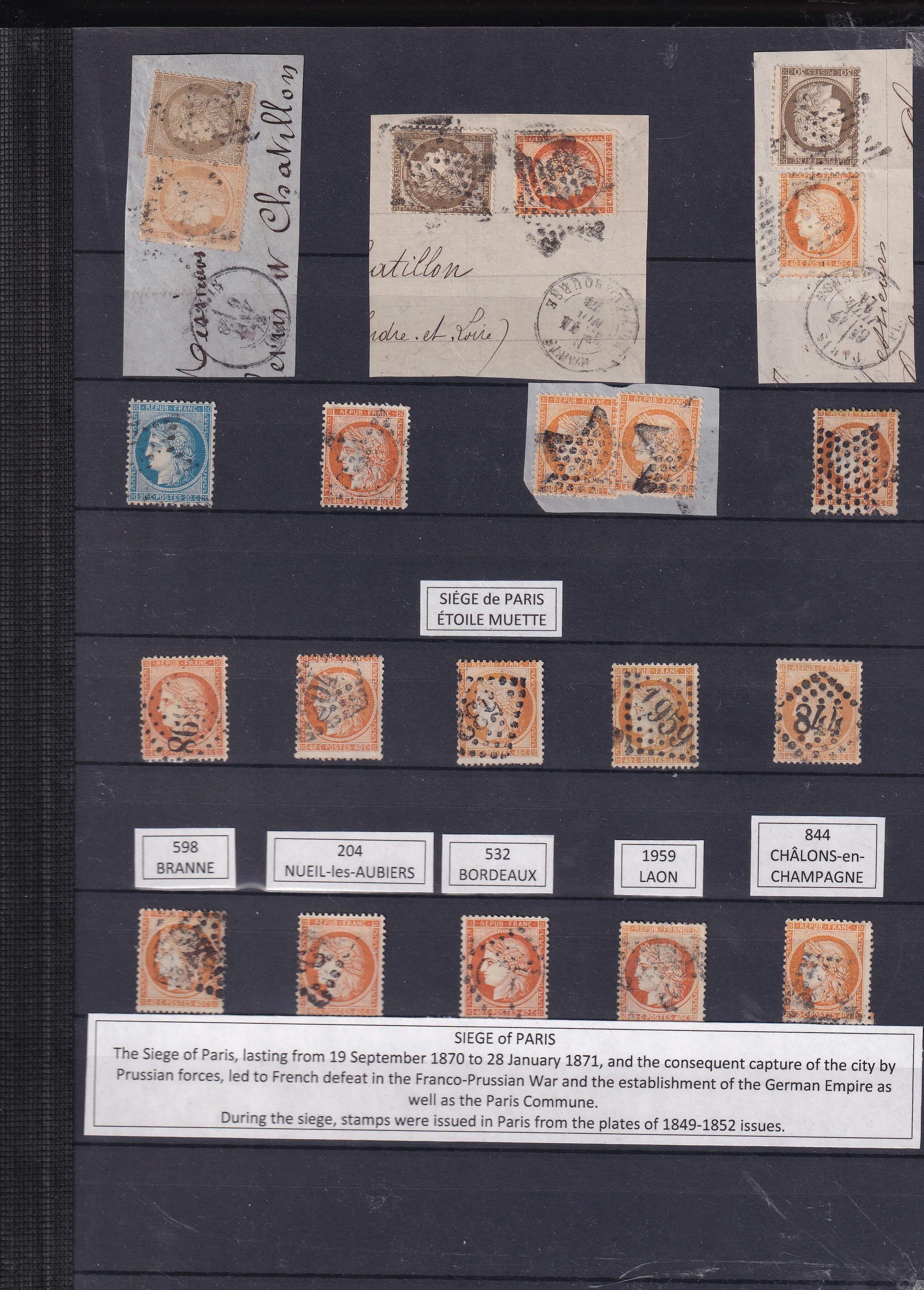 a collection of postage stamps