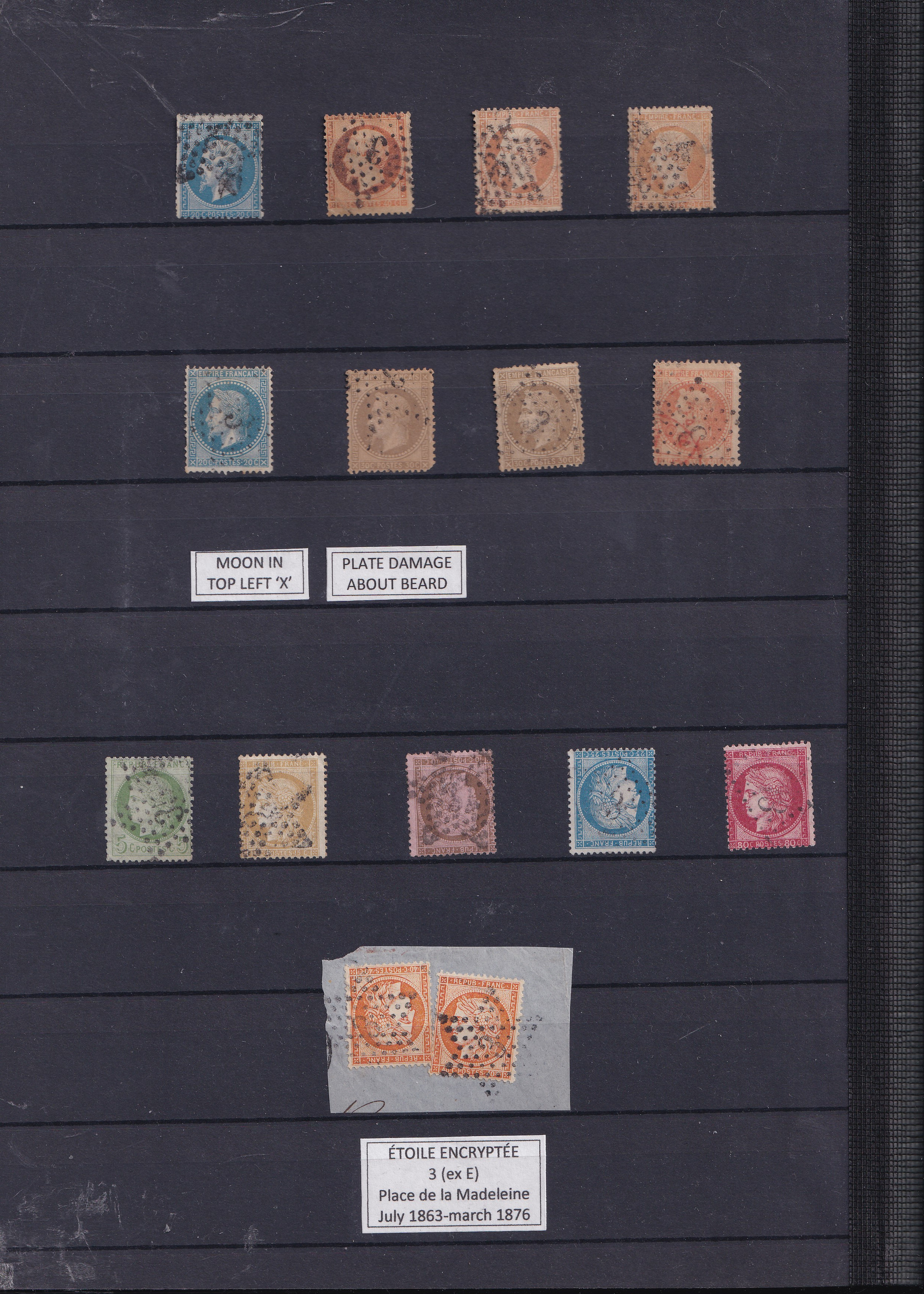 a collection of postage stamps