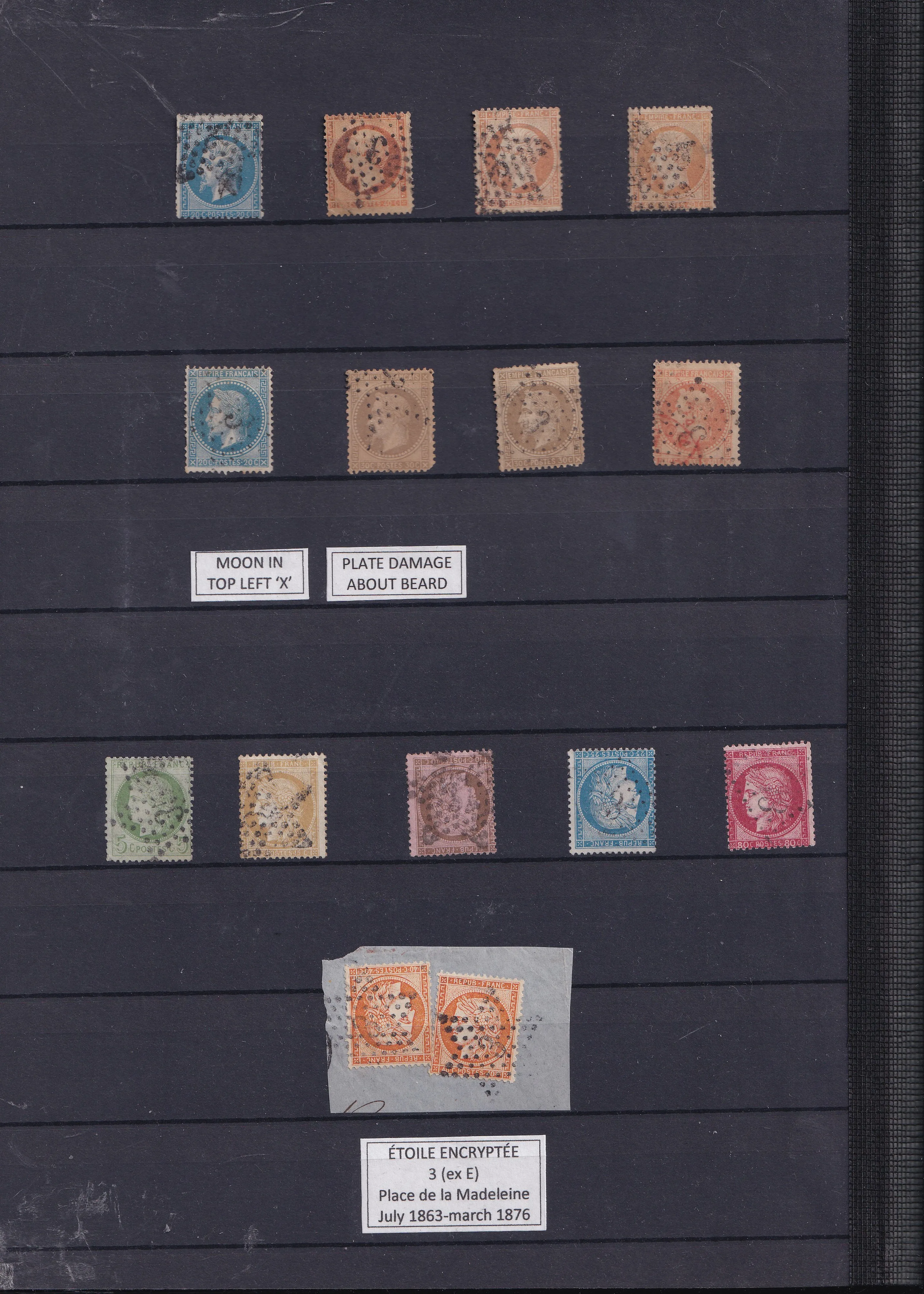 a collection of postage stamps