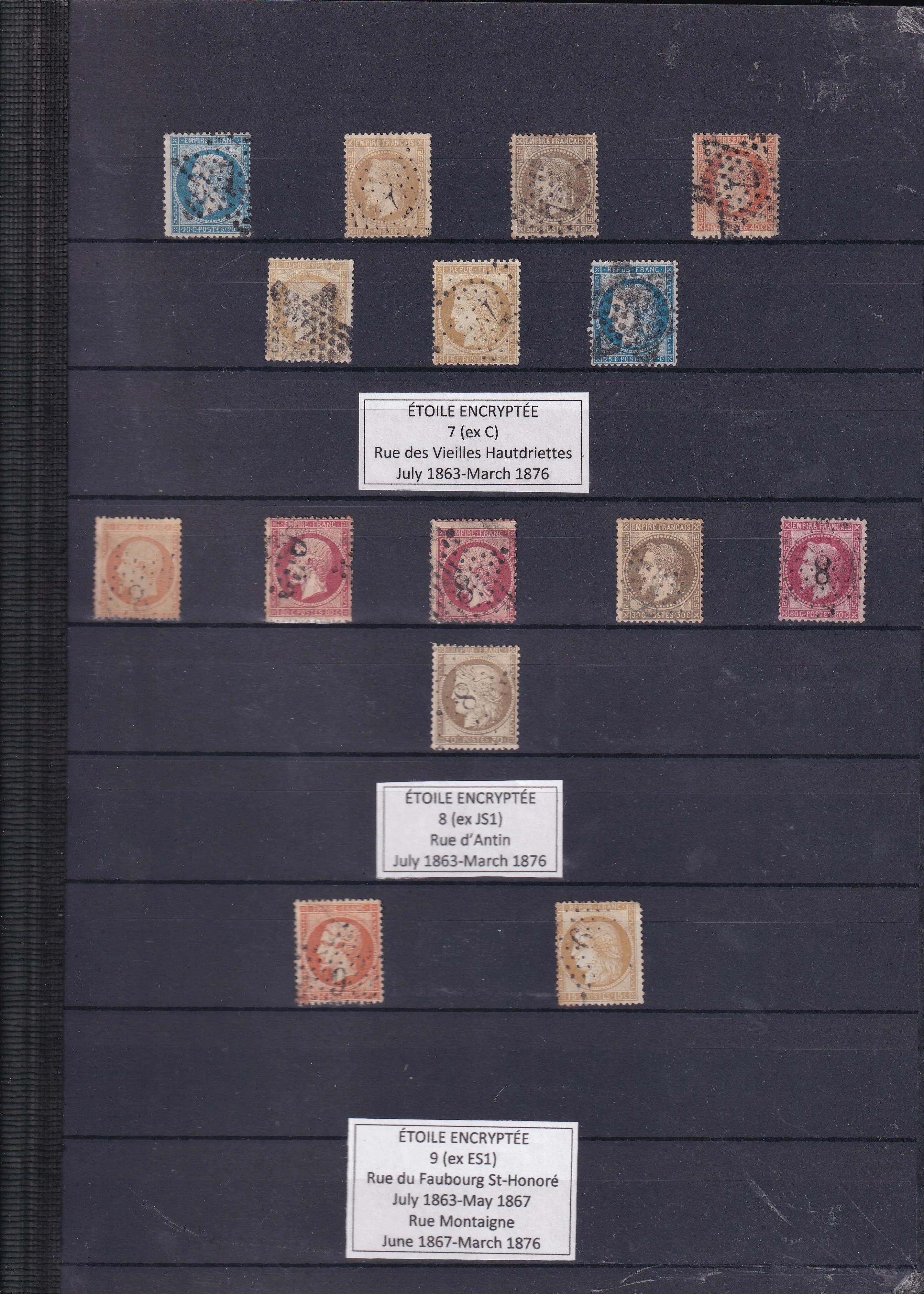 a collection of postage stamps