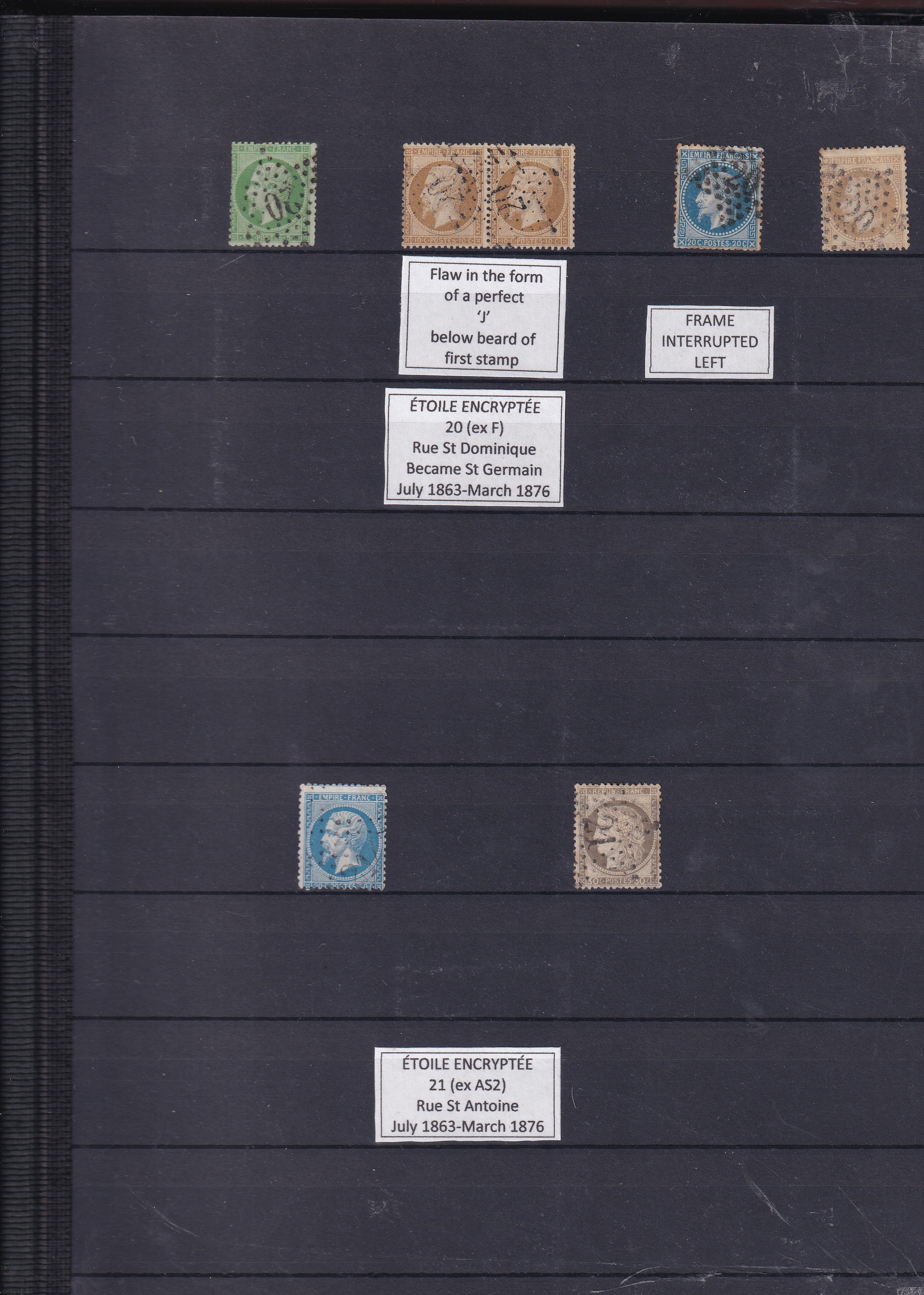 a collection of postage stamps