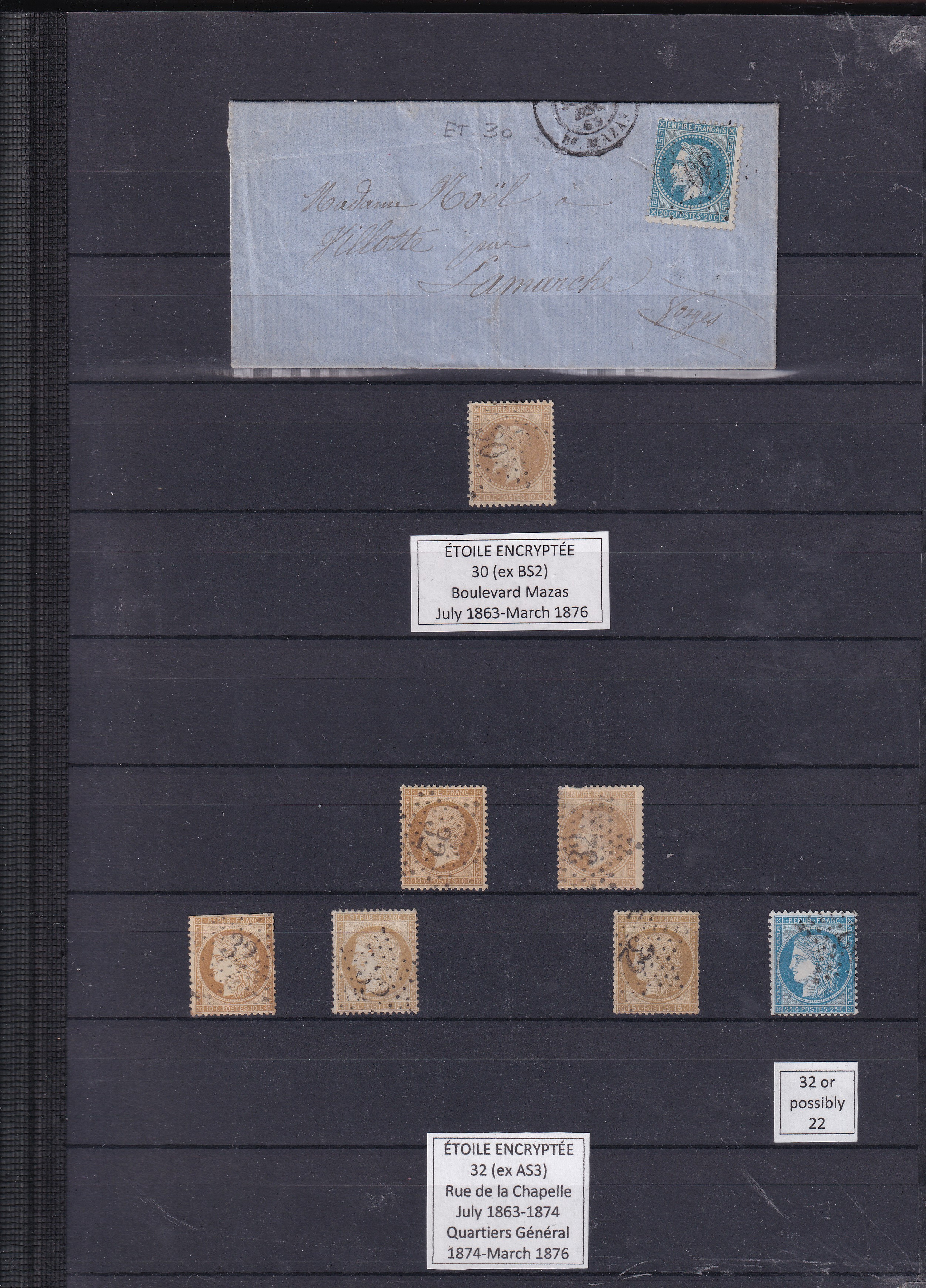 a collection of stamps on a book