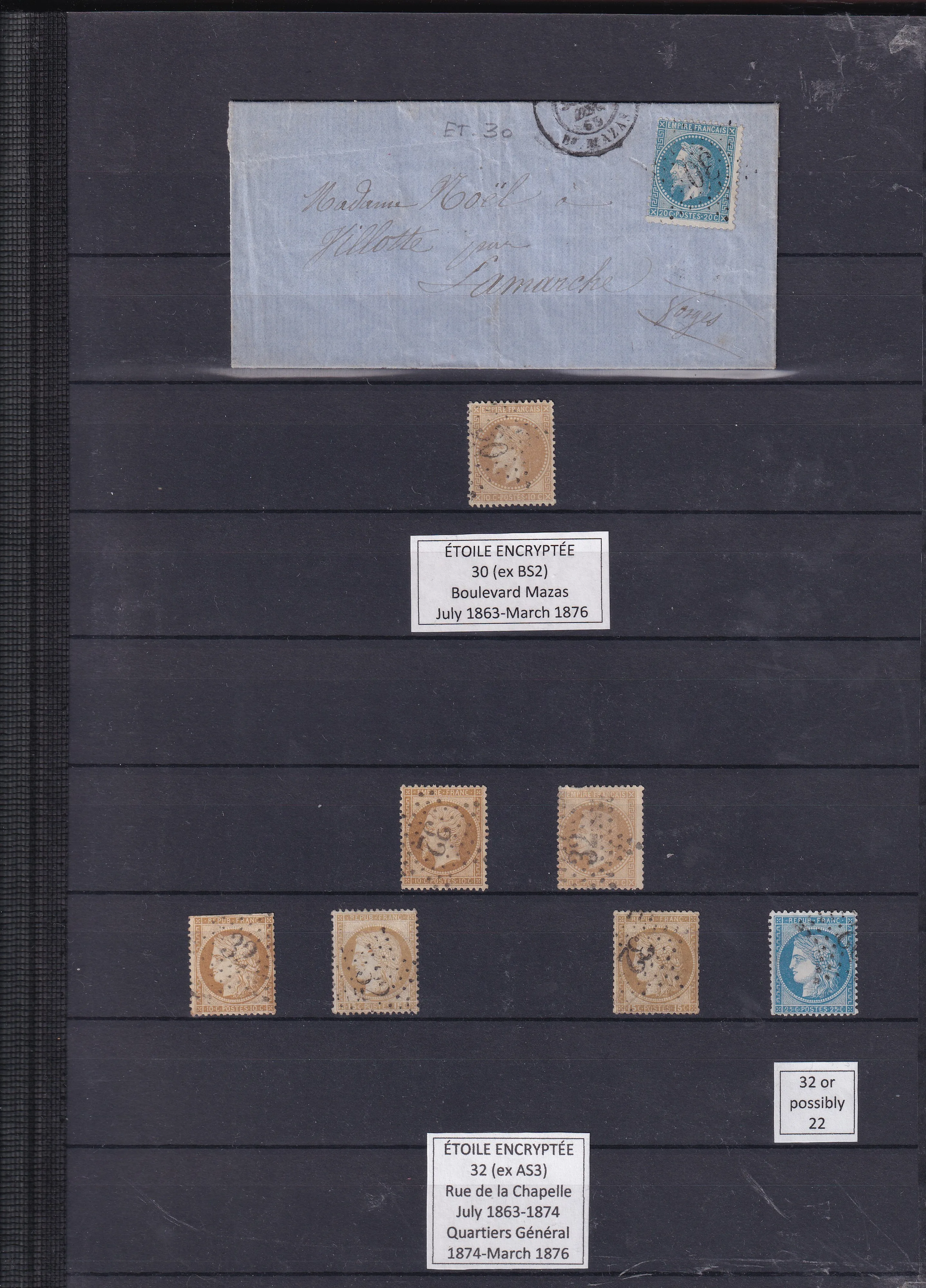 a collection of stamps on a book