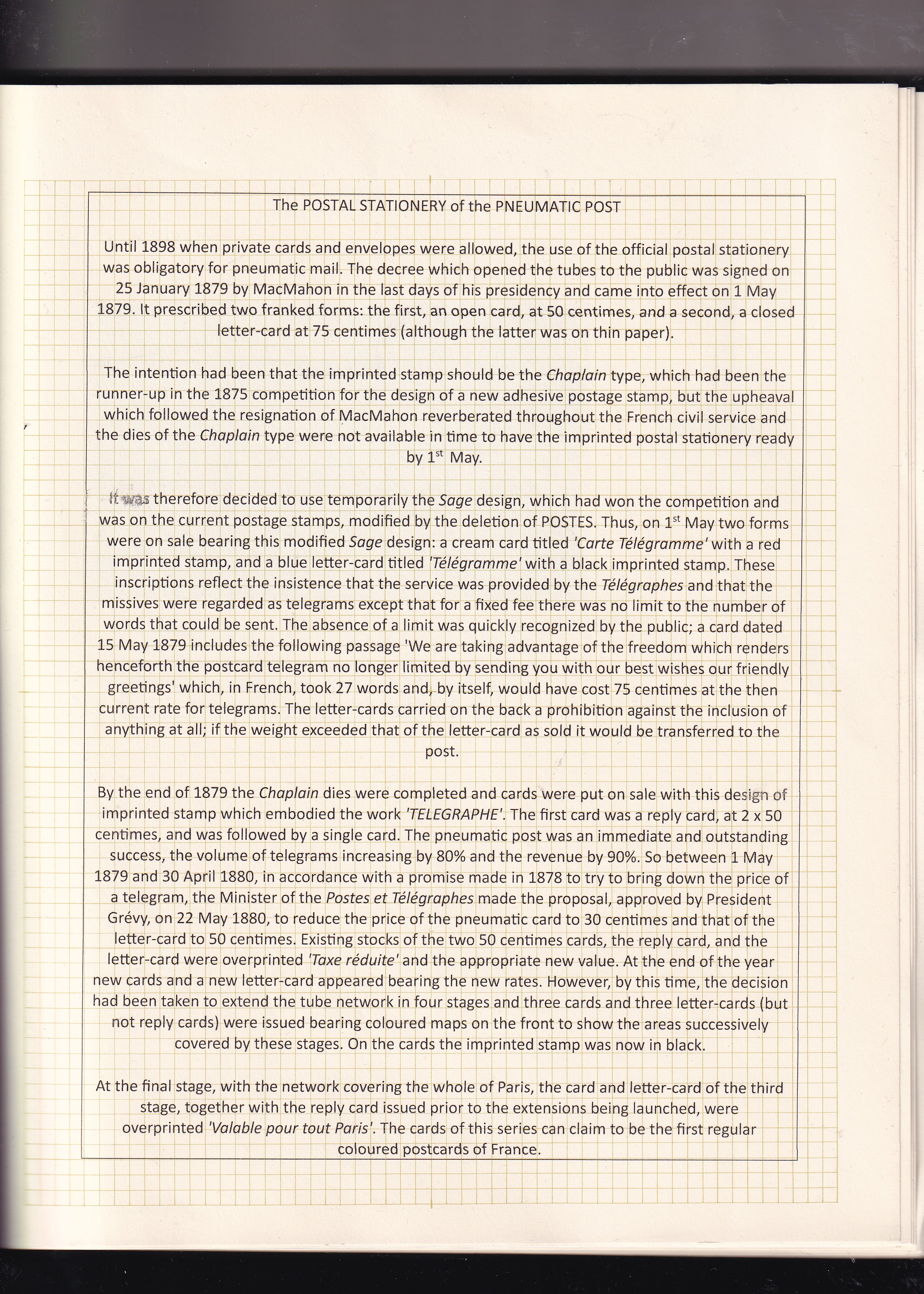 a piece of paper with text