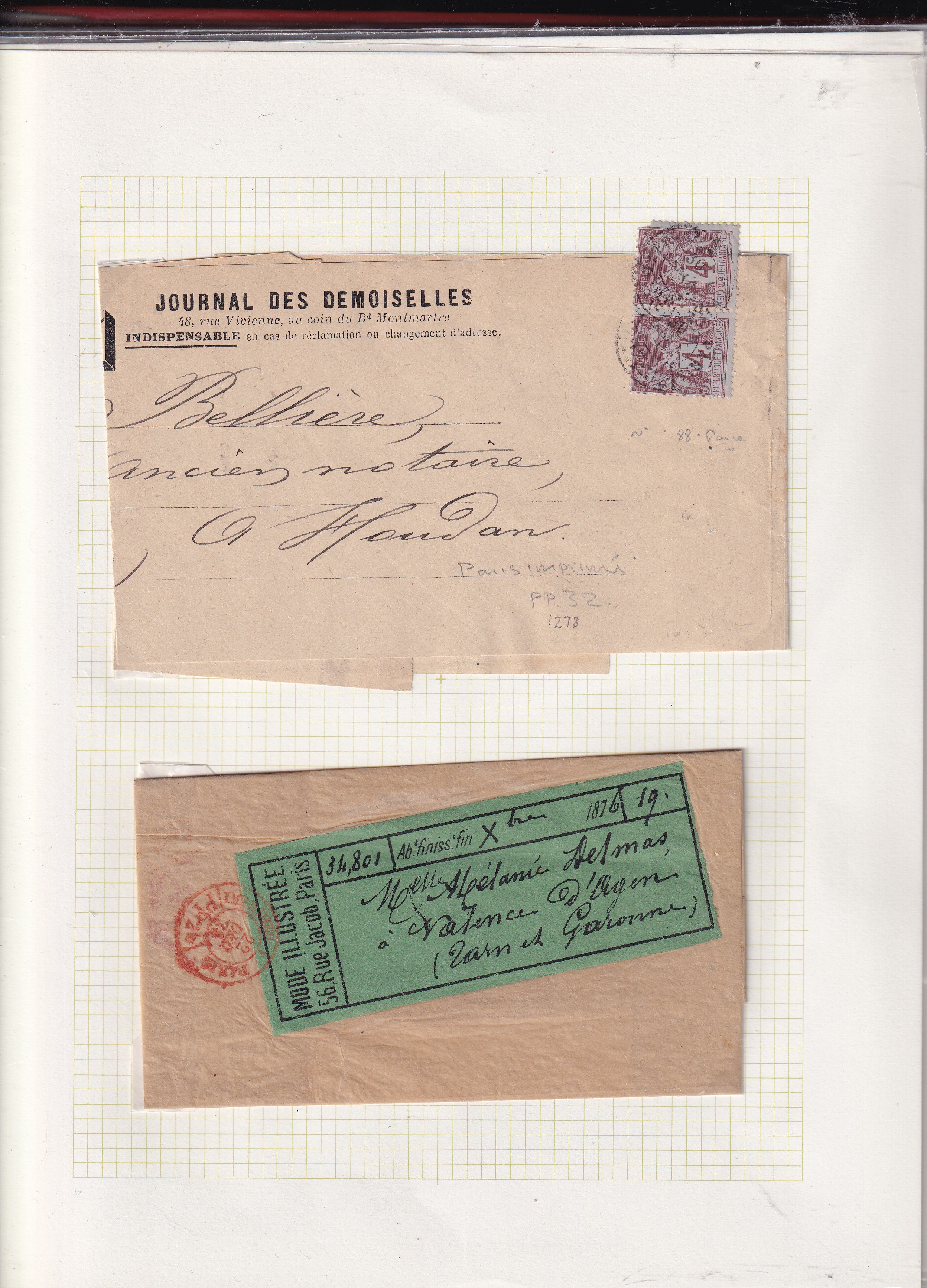 a close up of envelopes