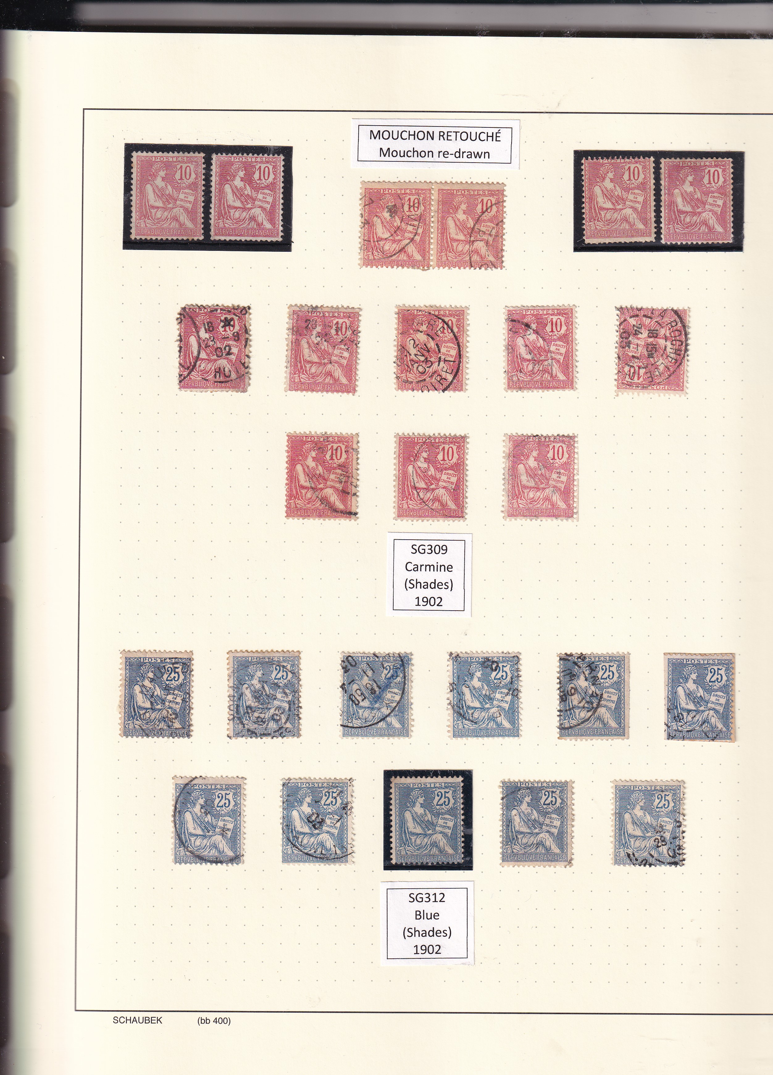 a collection of postage stamps