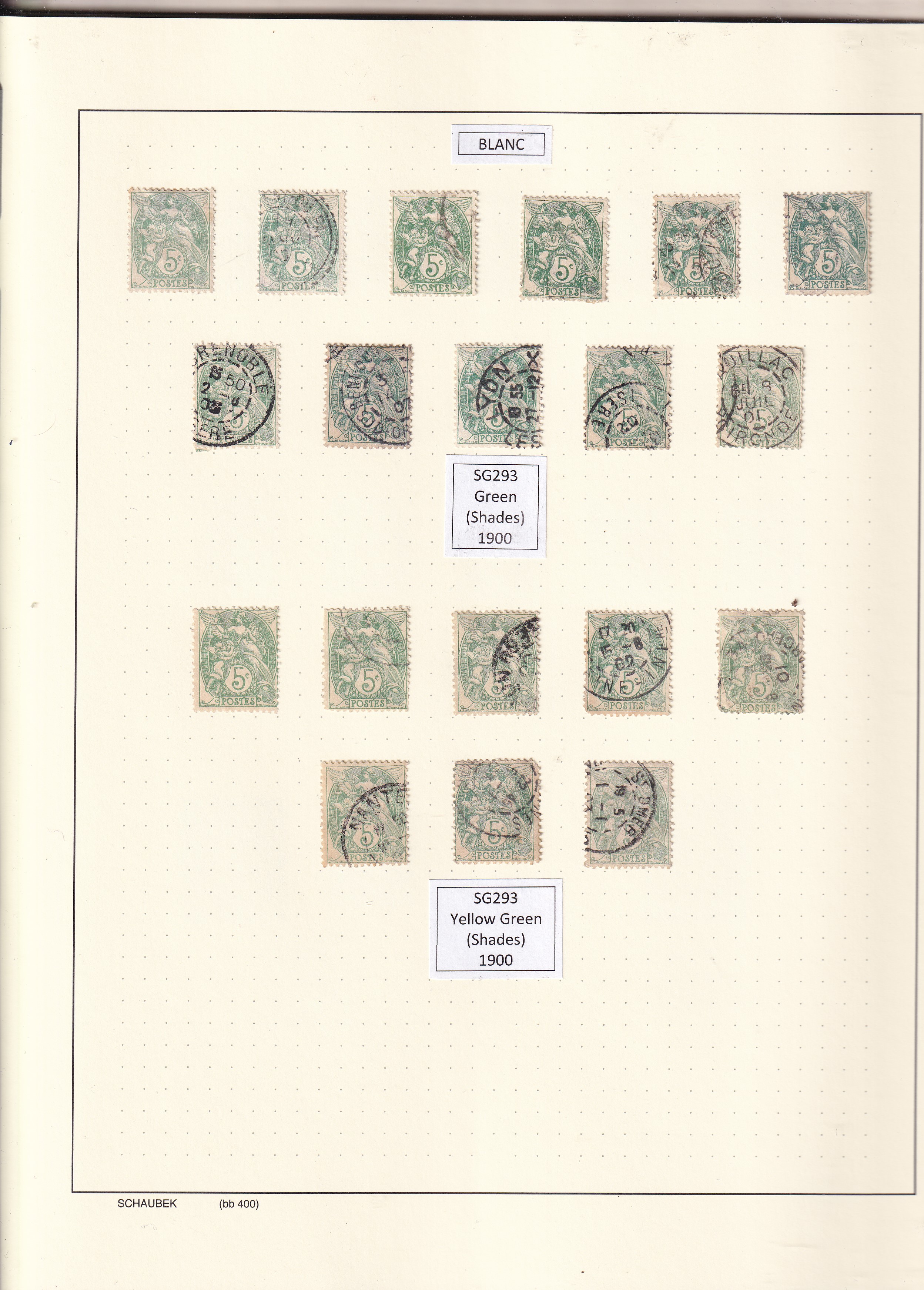 a collection of stamps on a book