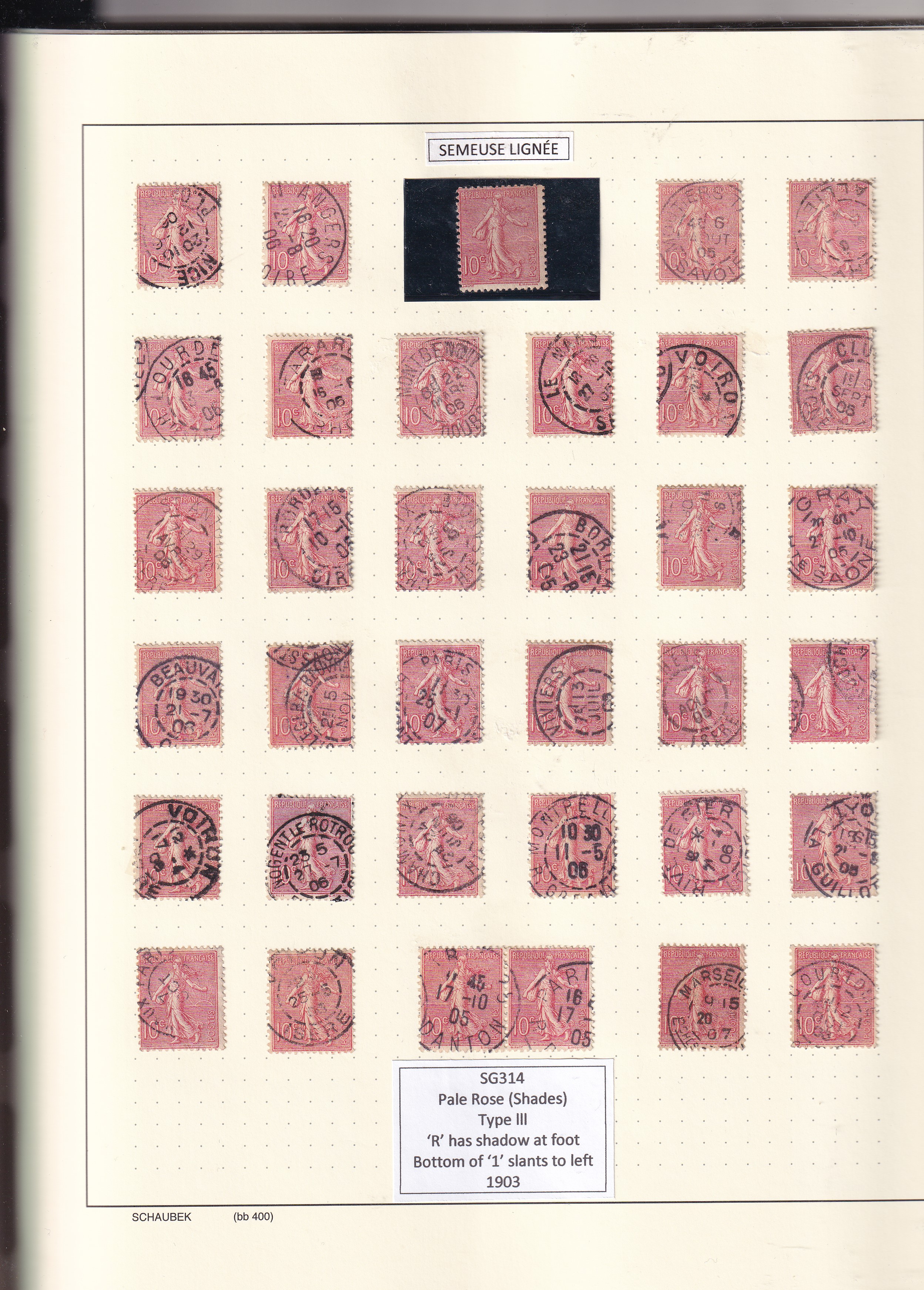 a collection of postage stamps