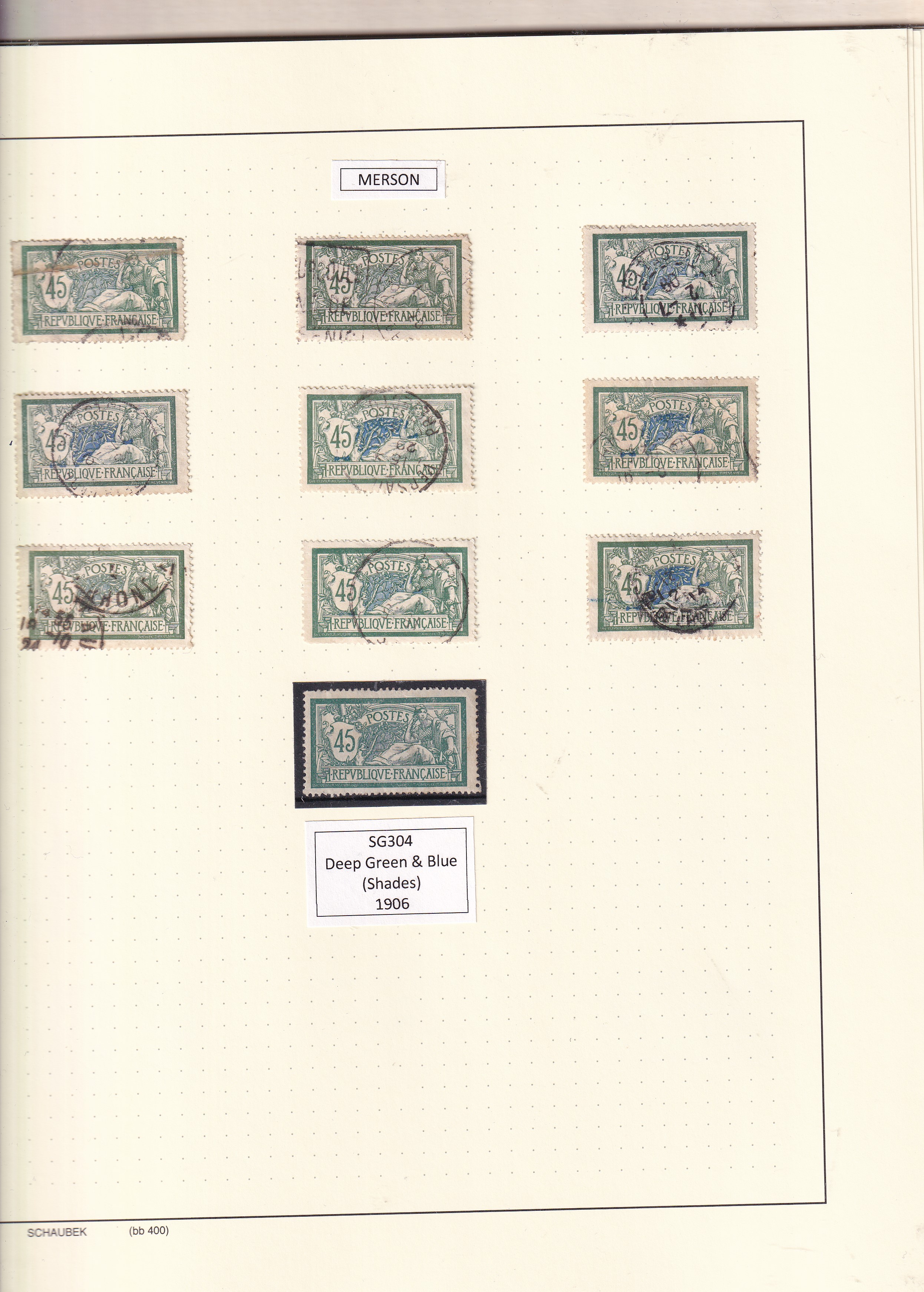 a collection of stamps on a book