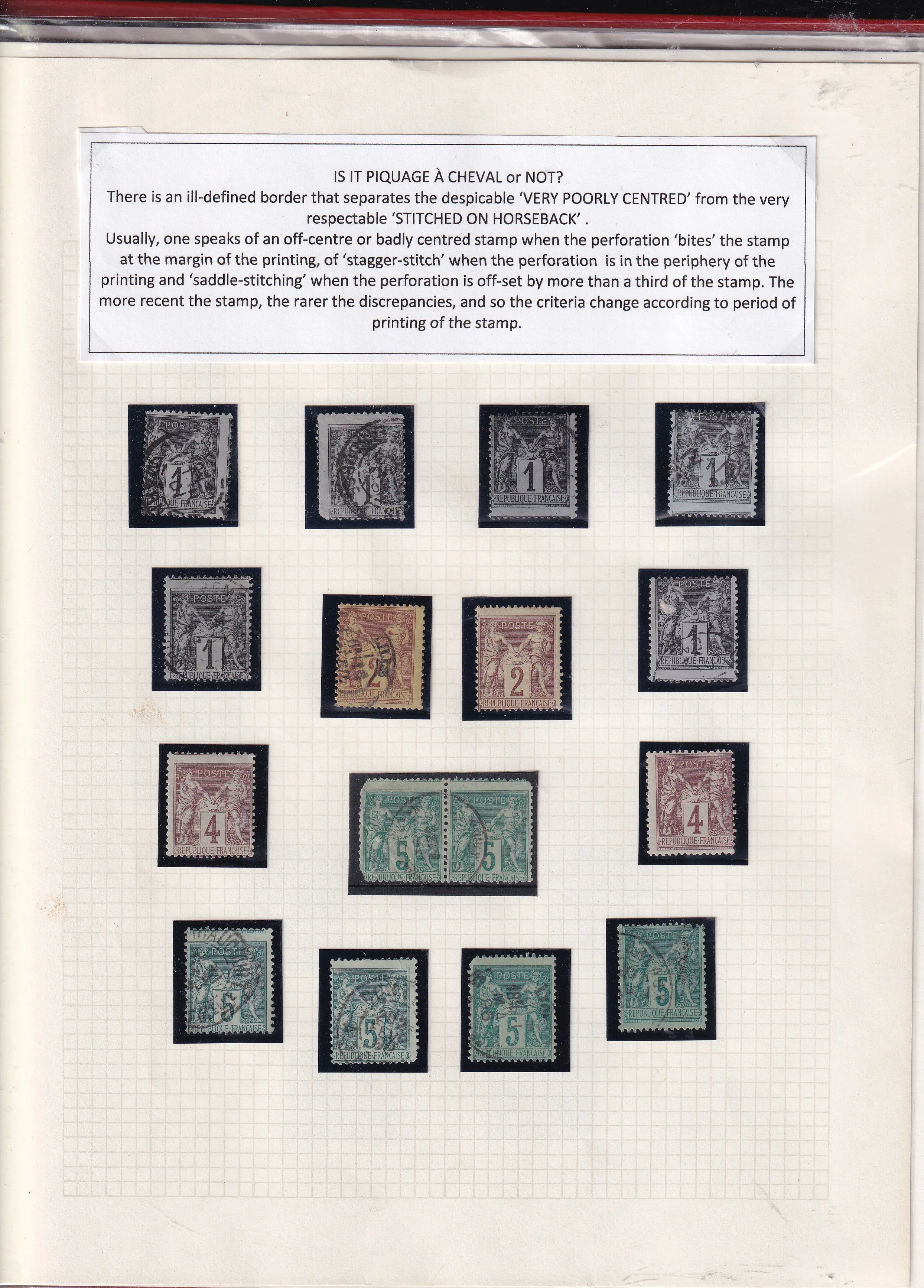 a collection of postage stamps