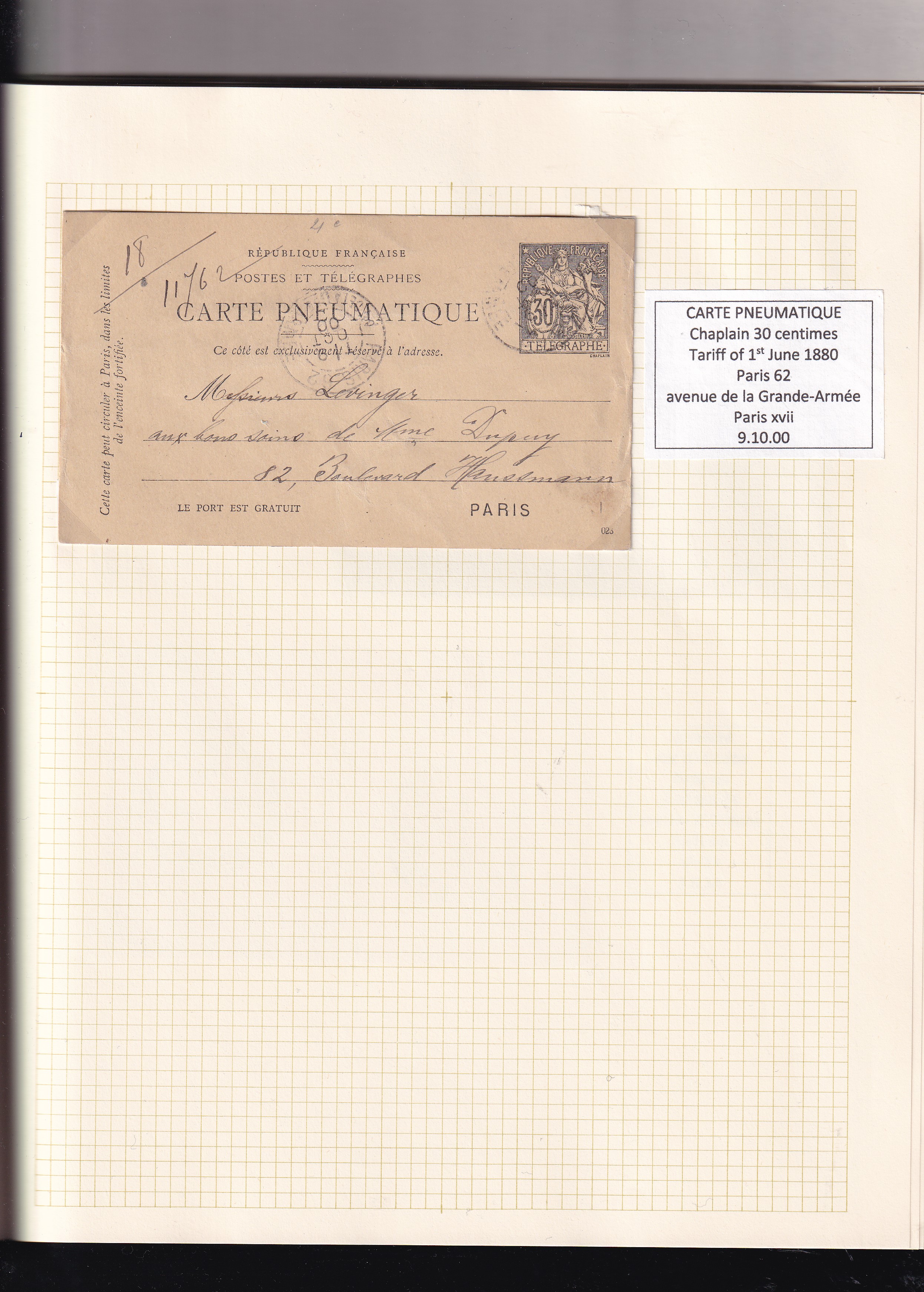 a brown envelope with writing on it