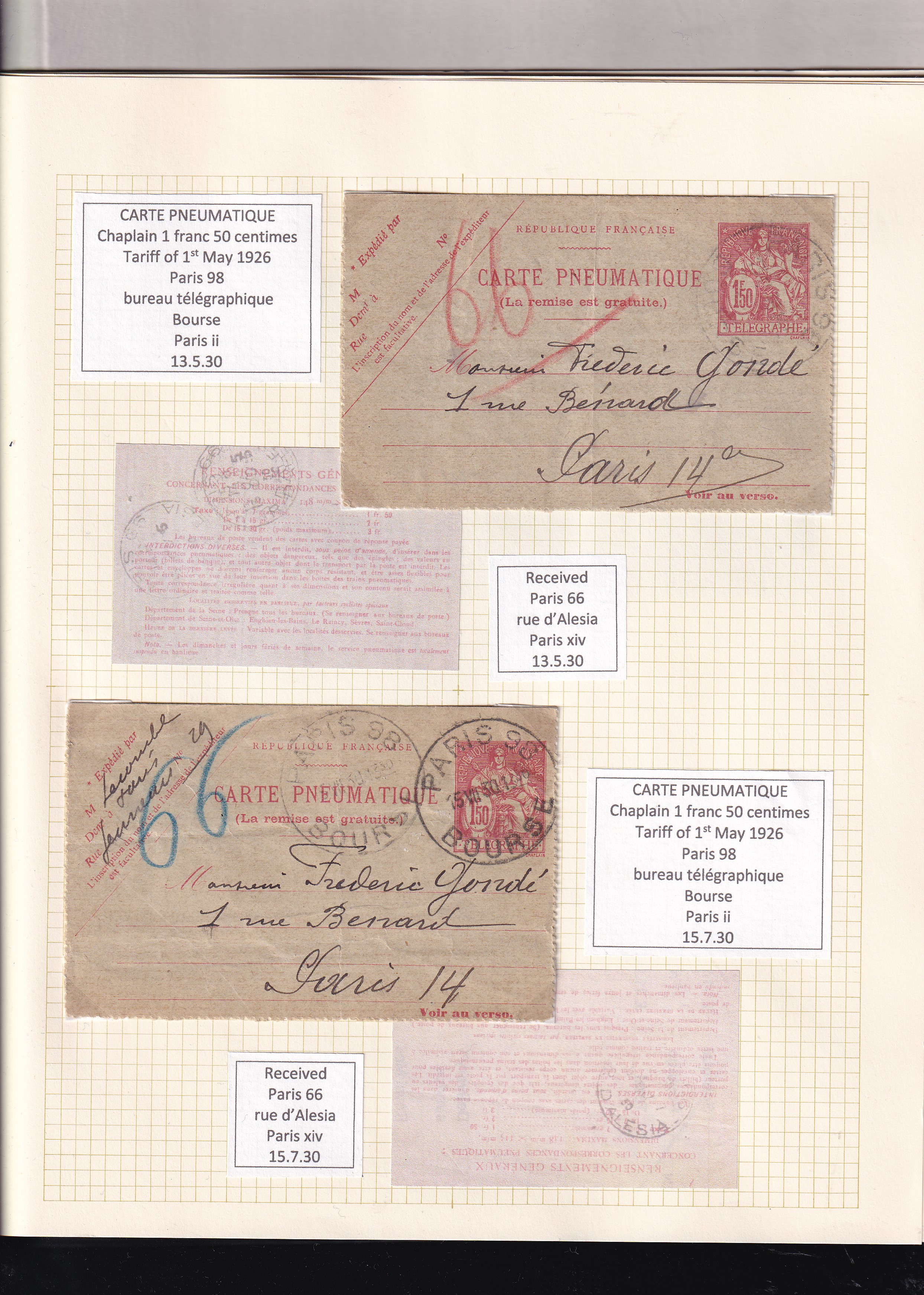 a collection of envelopes with writing on them