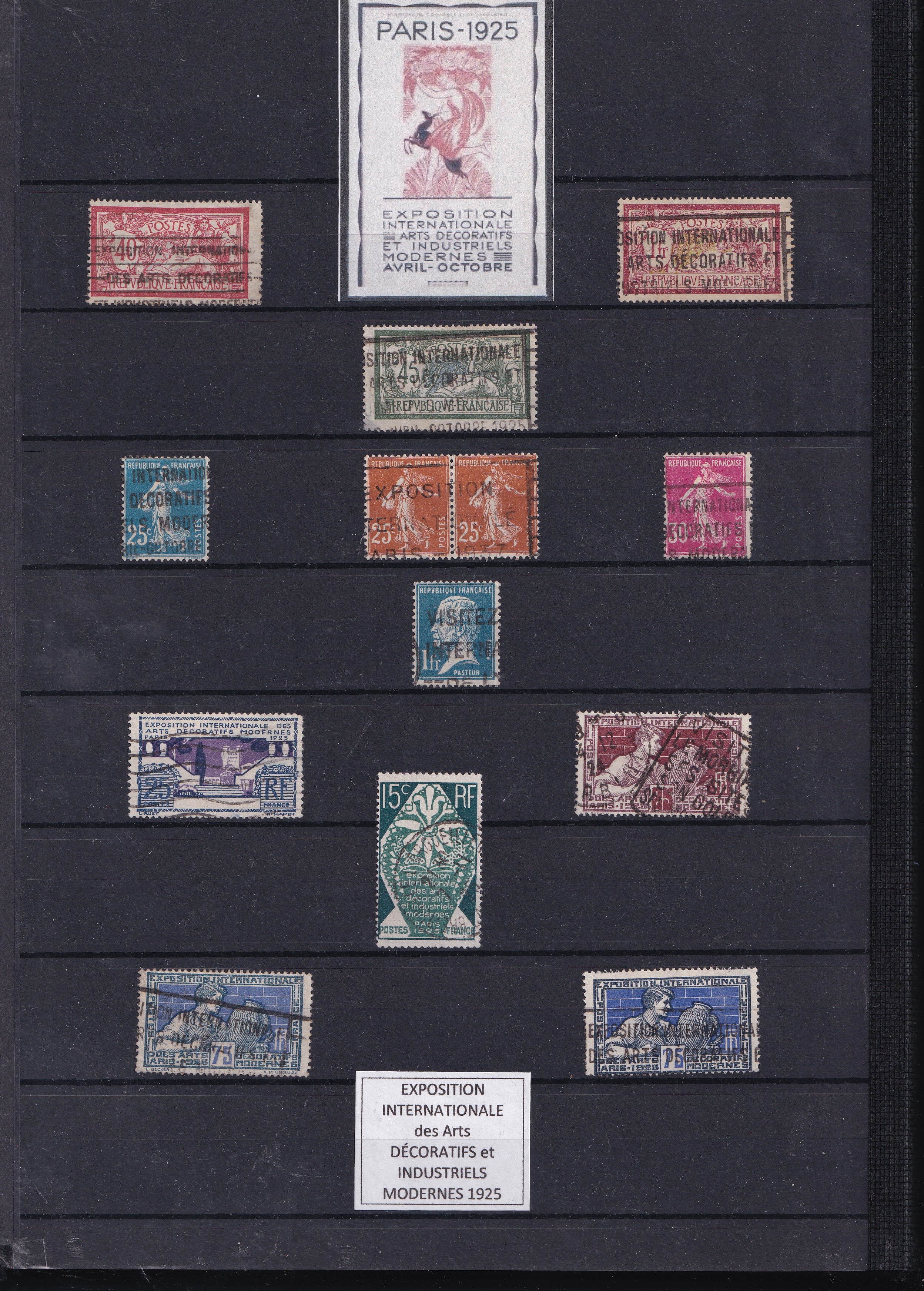 a collection of postage stamps