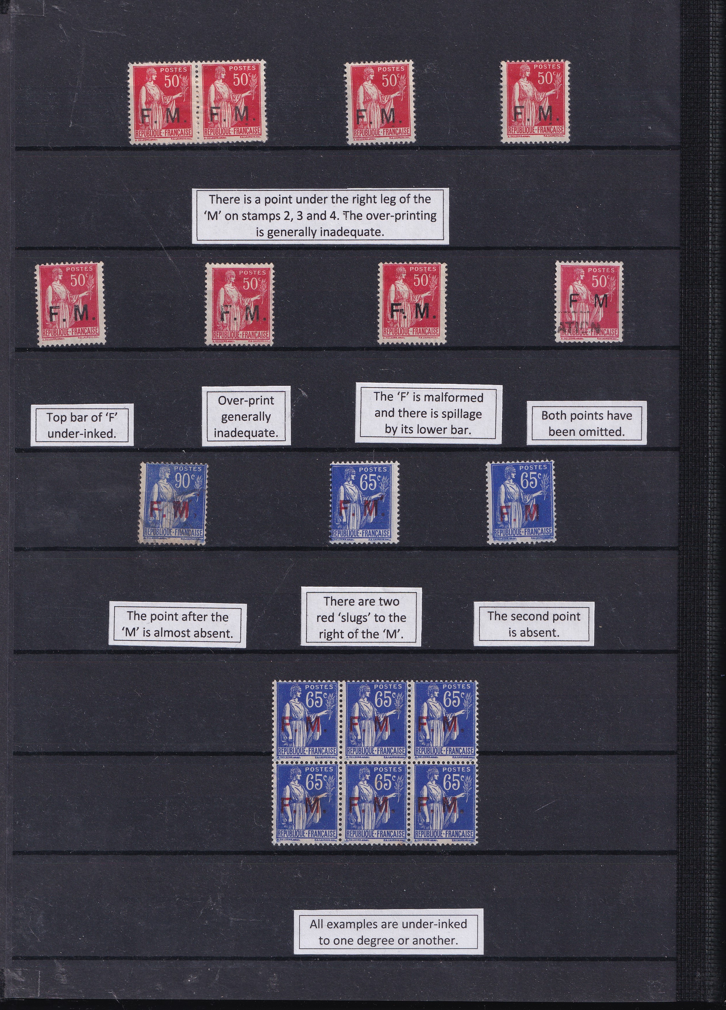 a collection of postage stamps