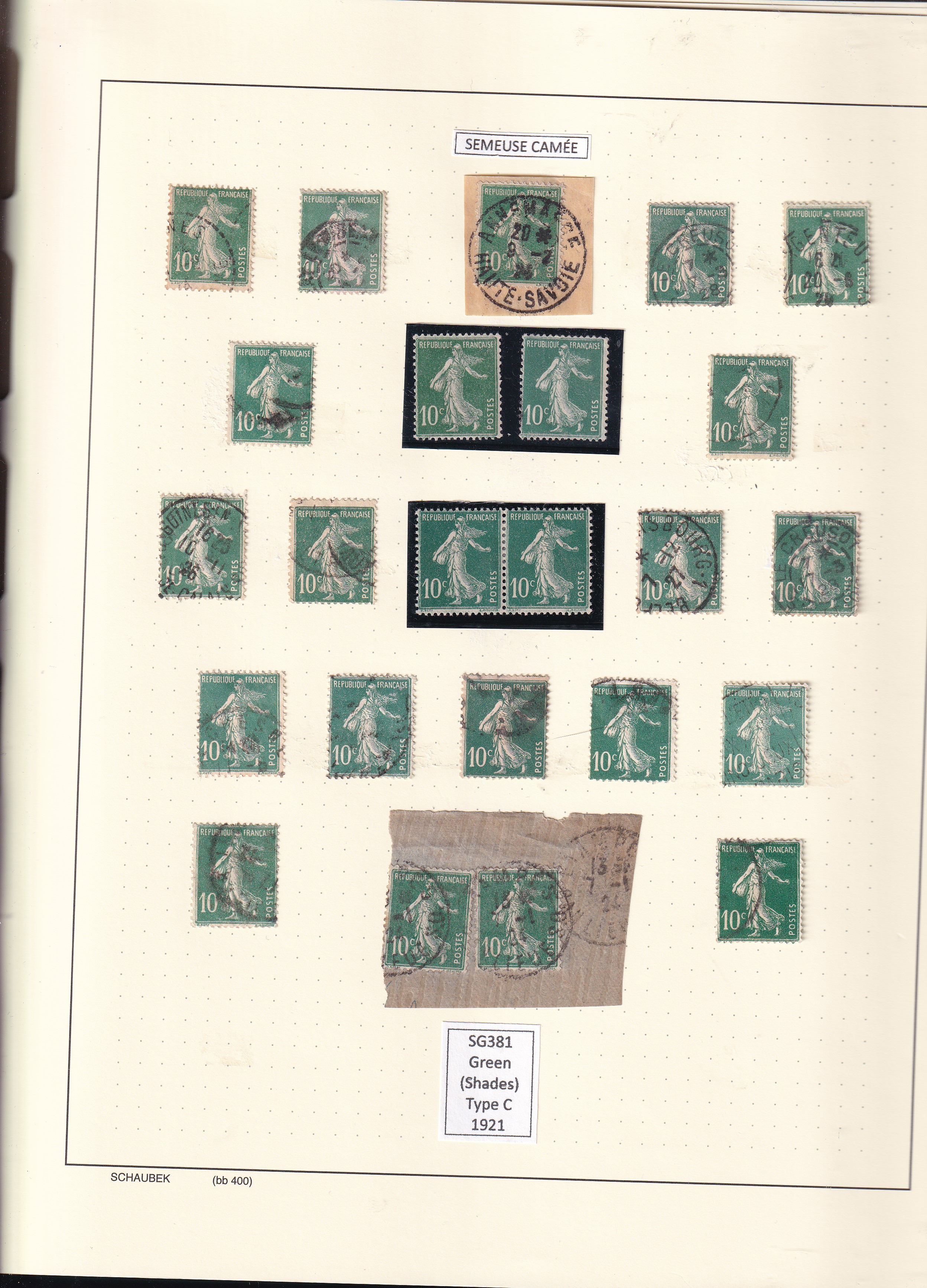 a collection of postage stamps