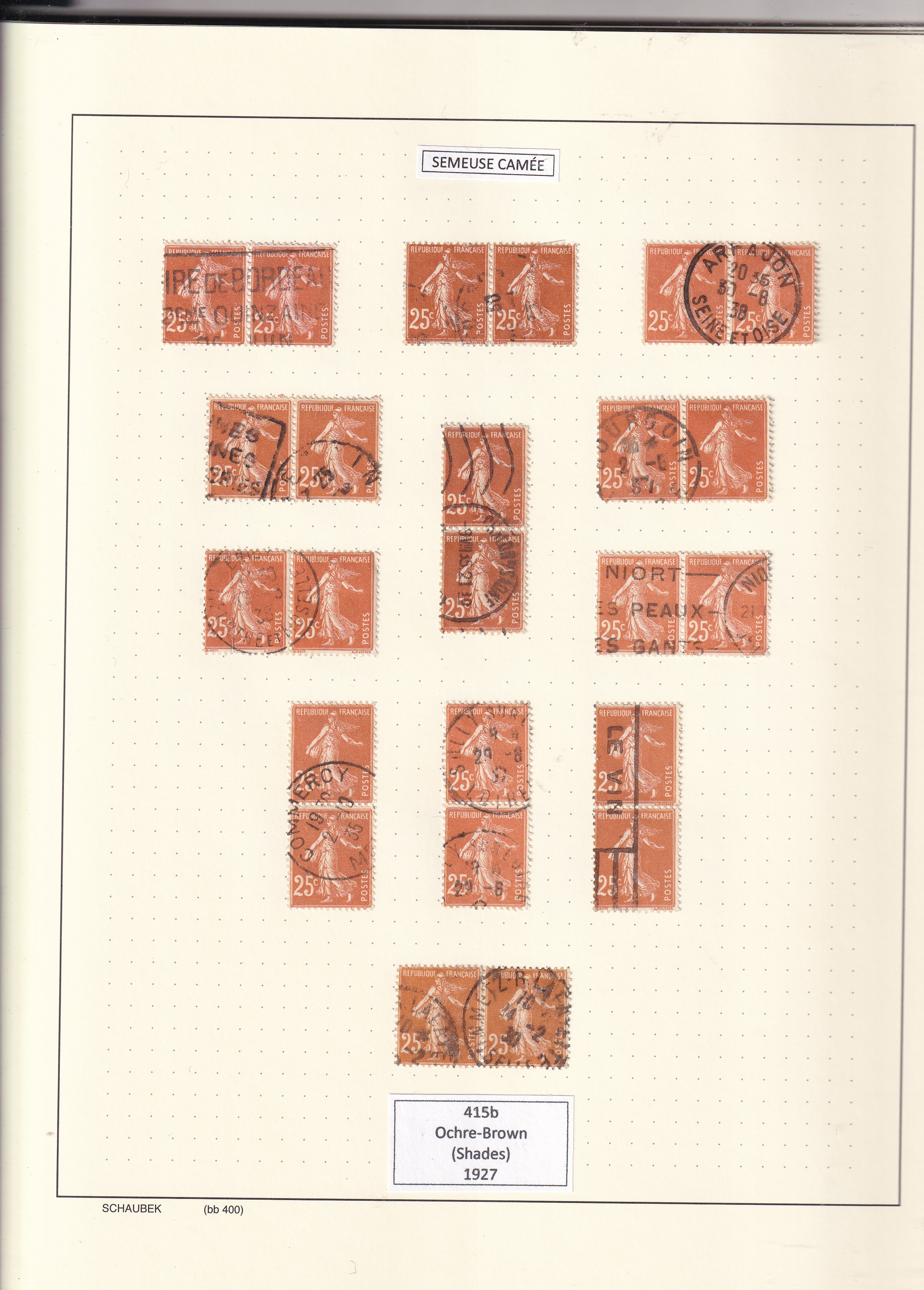 a collection of postage stamps
