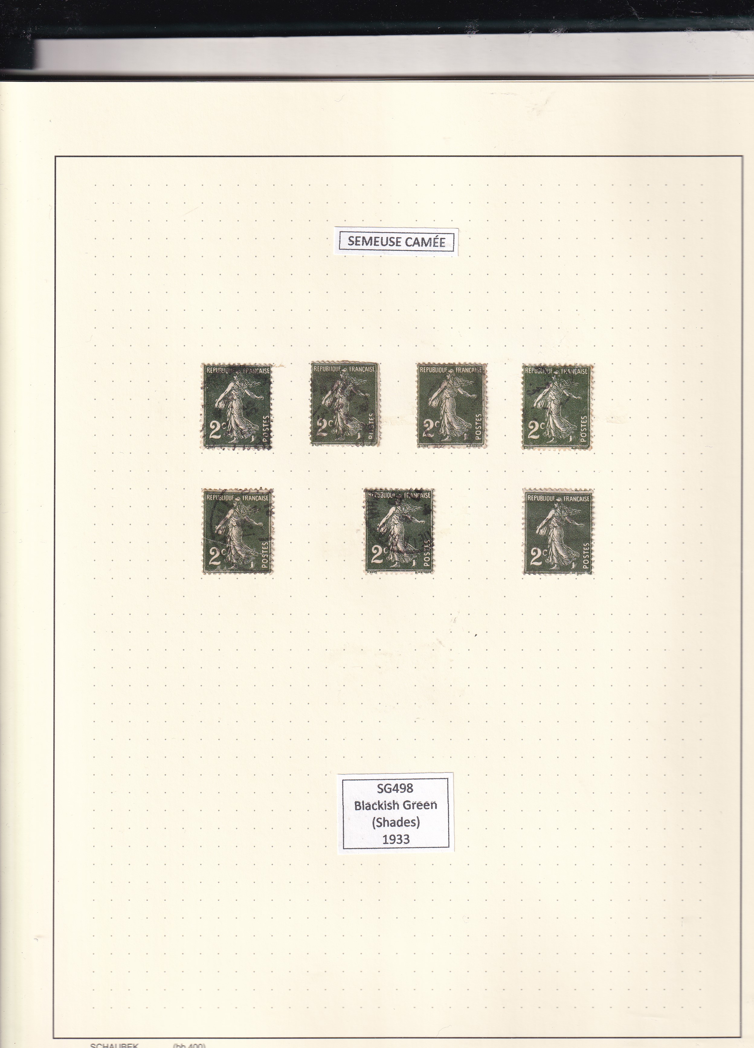 a group of stamps on a white background