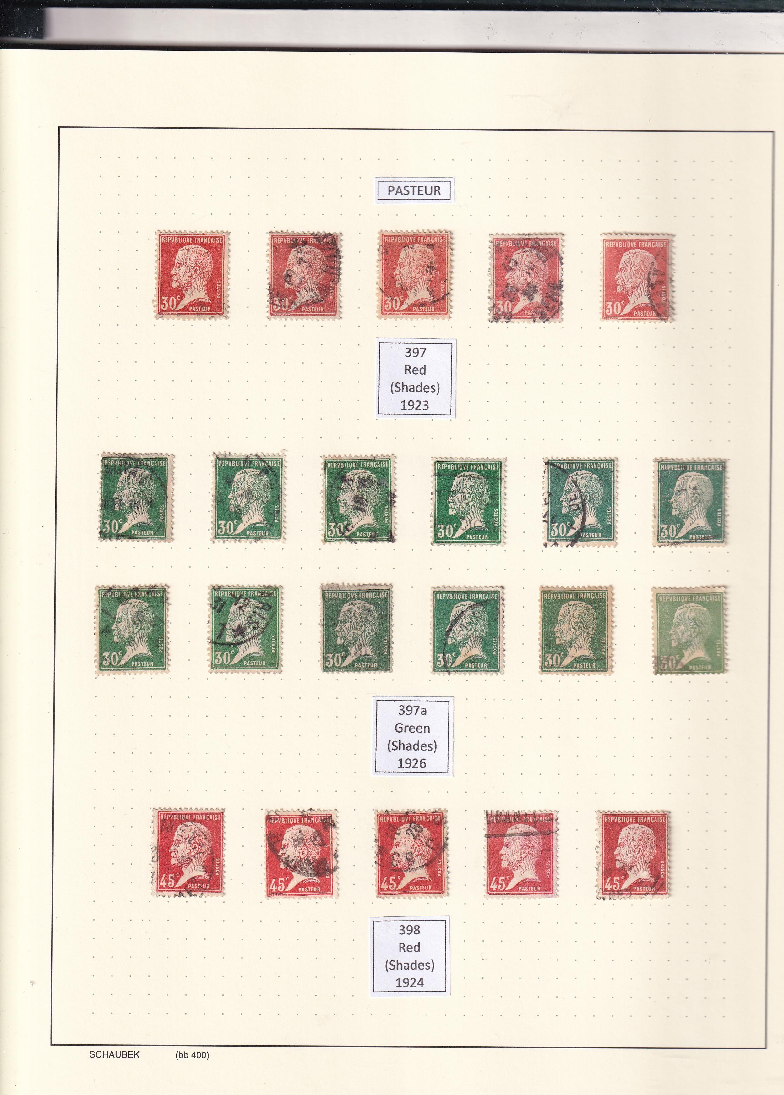 a collection of postage stamps