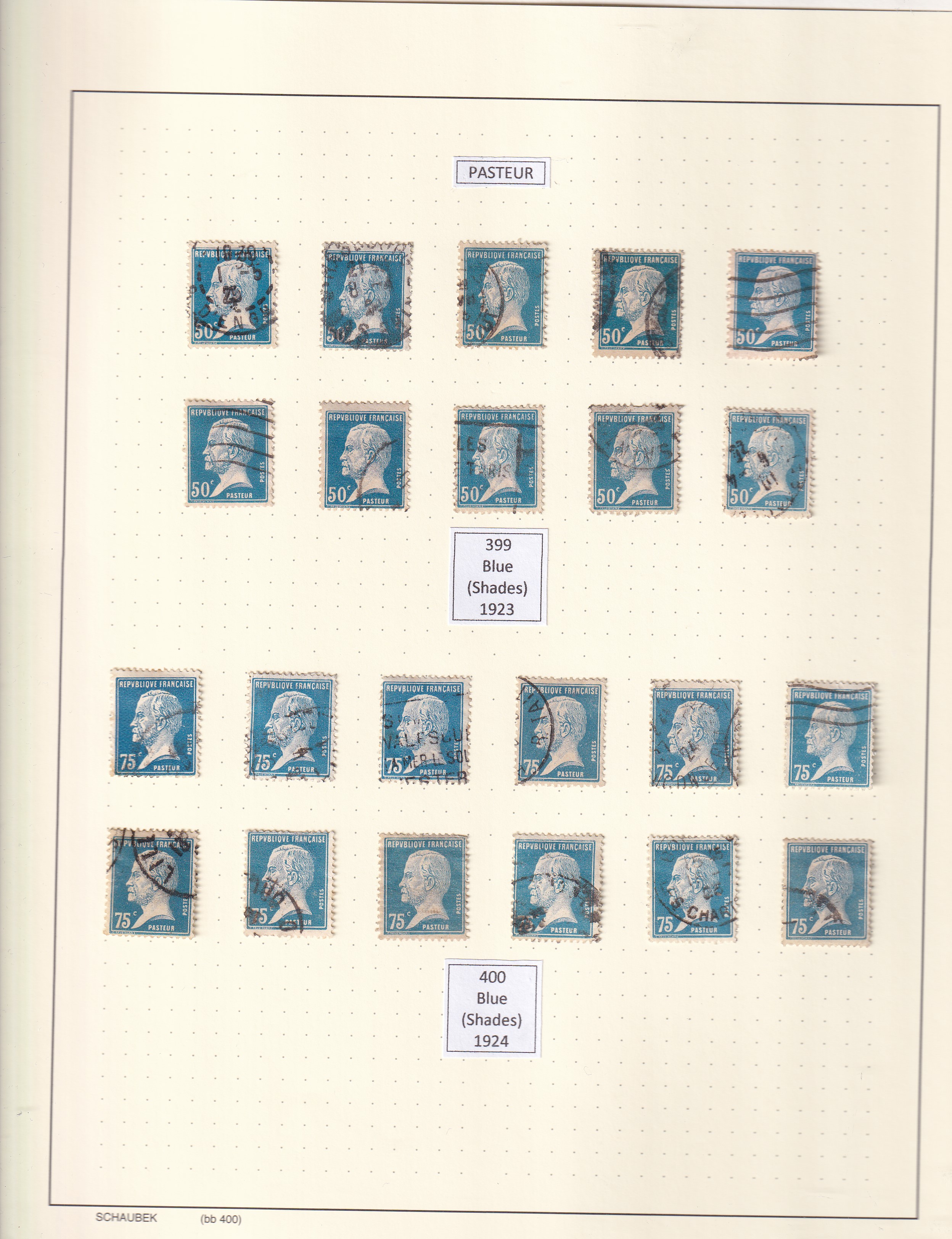 a collection of postage stamps