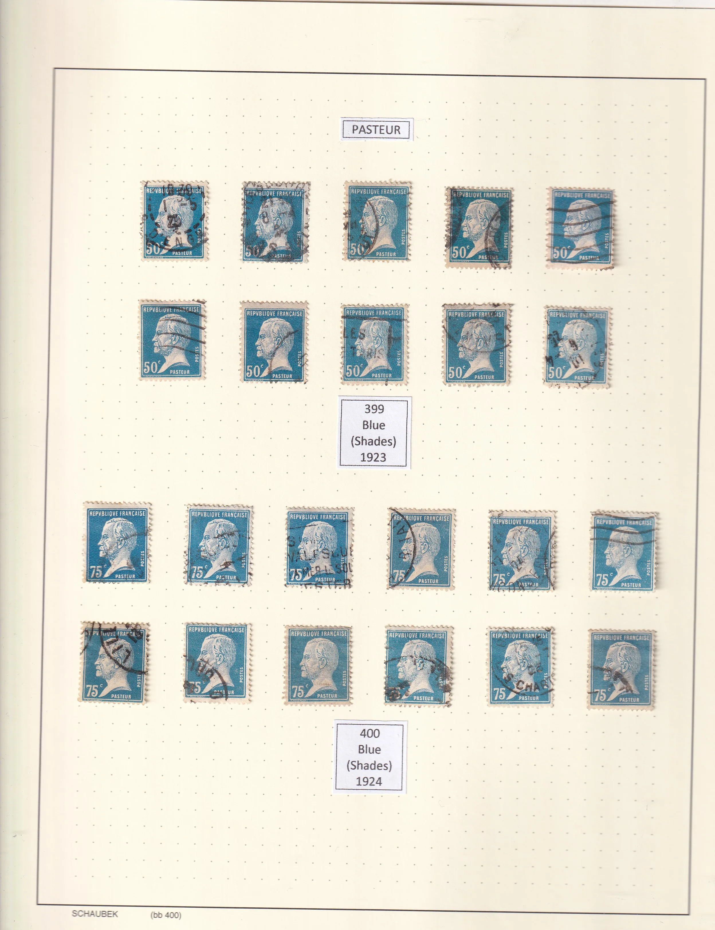 a collection of postage stamps