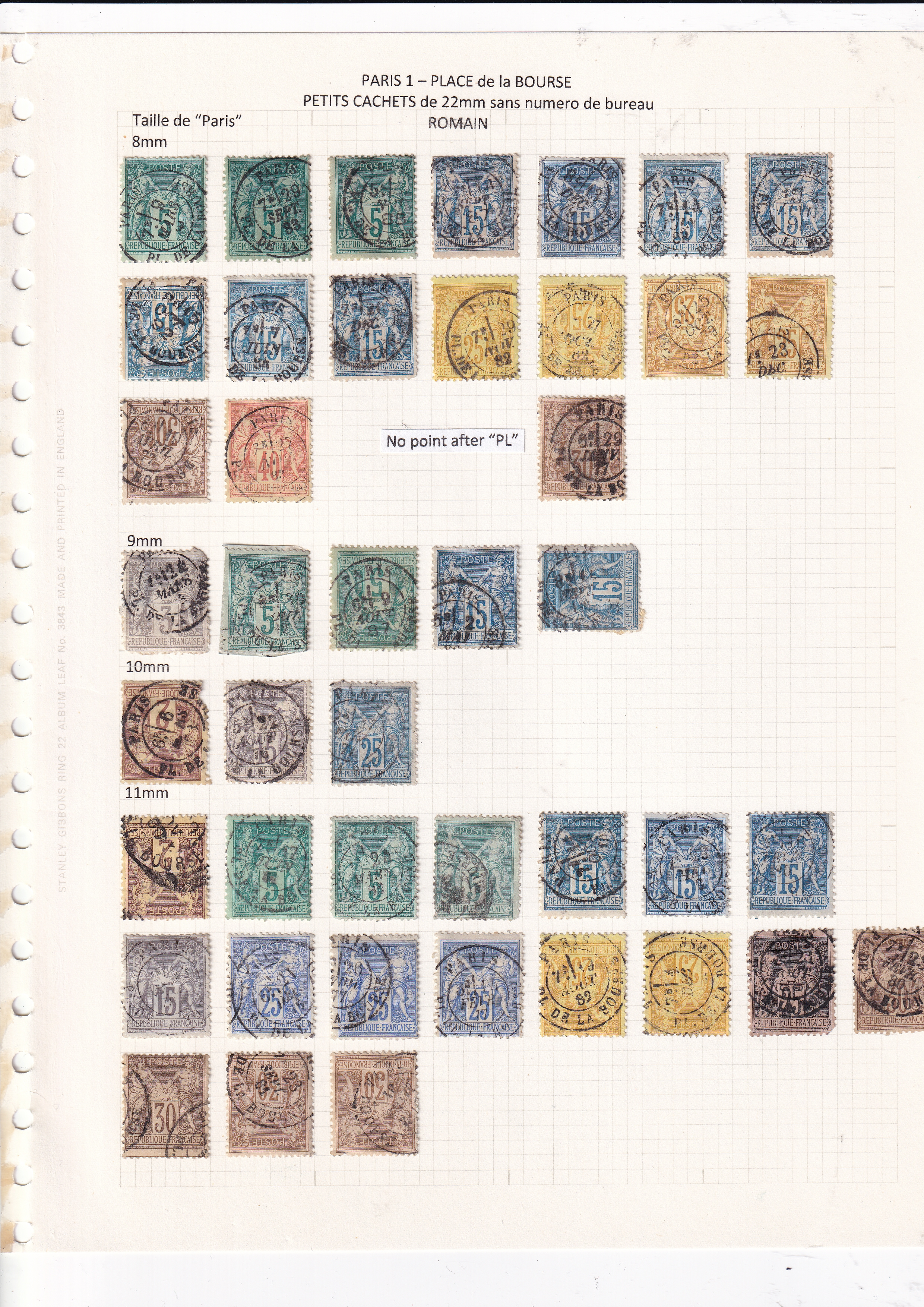 a collection of postage stamps