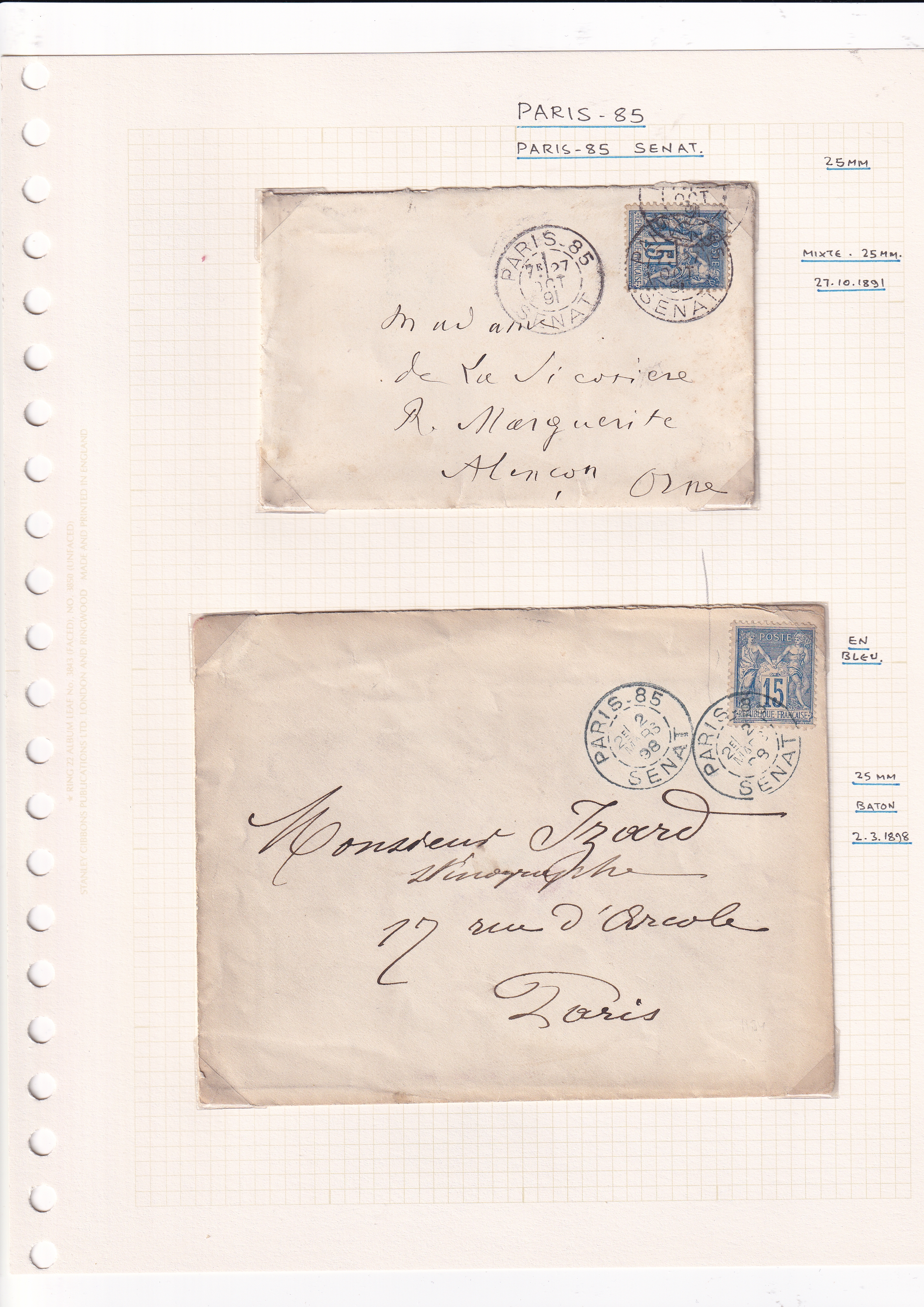 a paper with writing on it