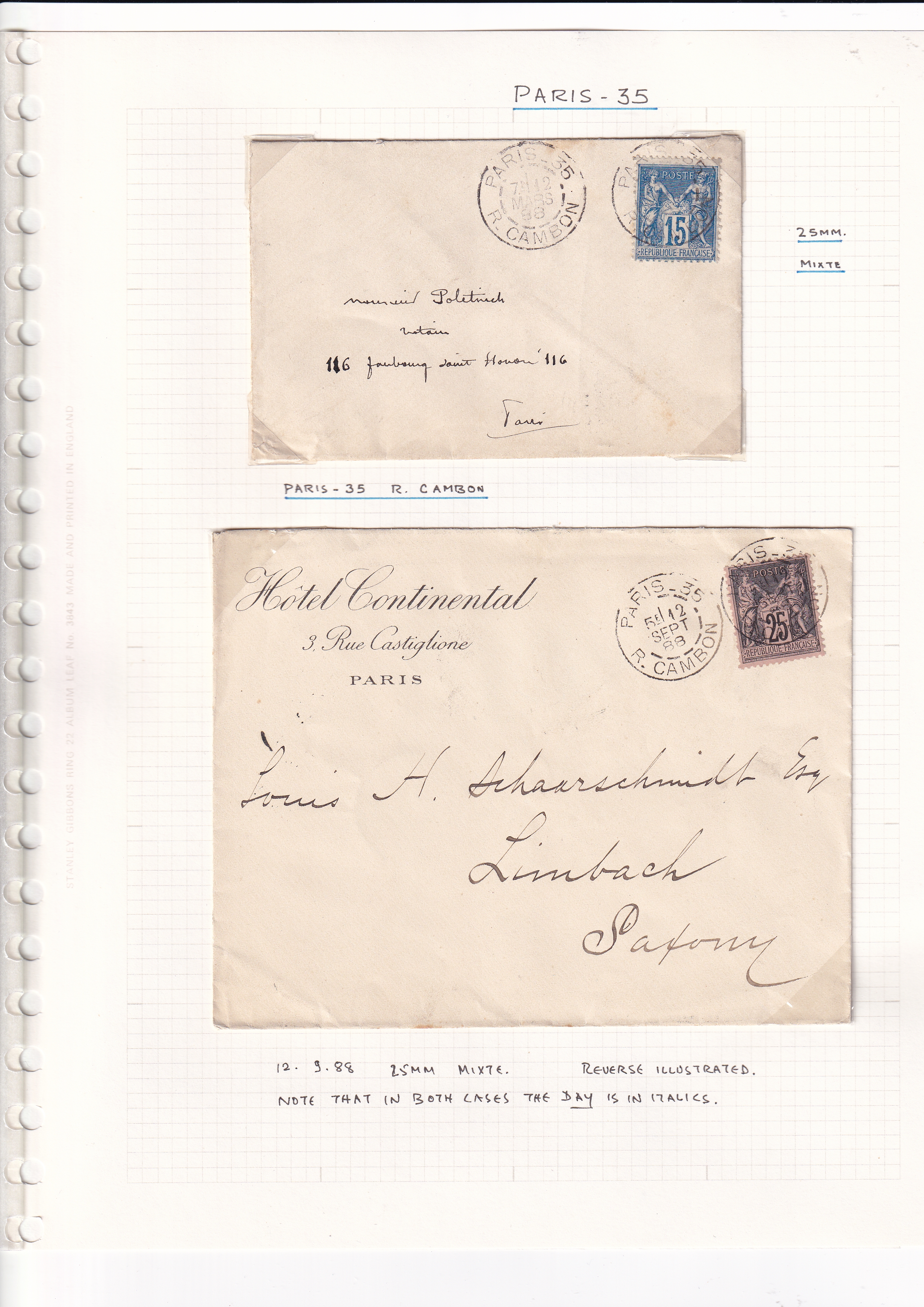 a close-up of envelopes