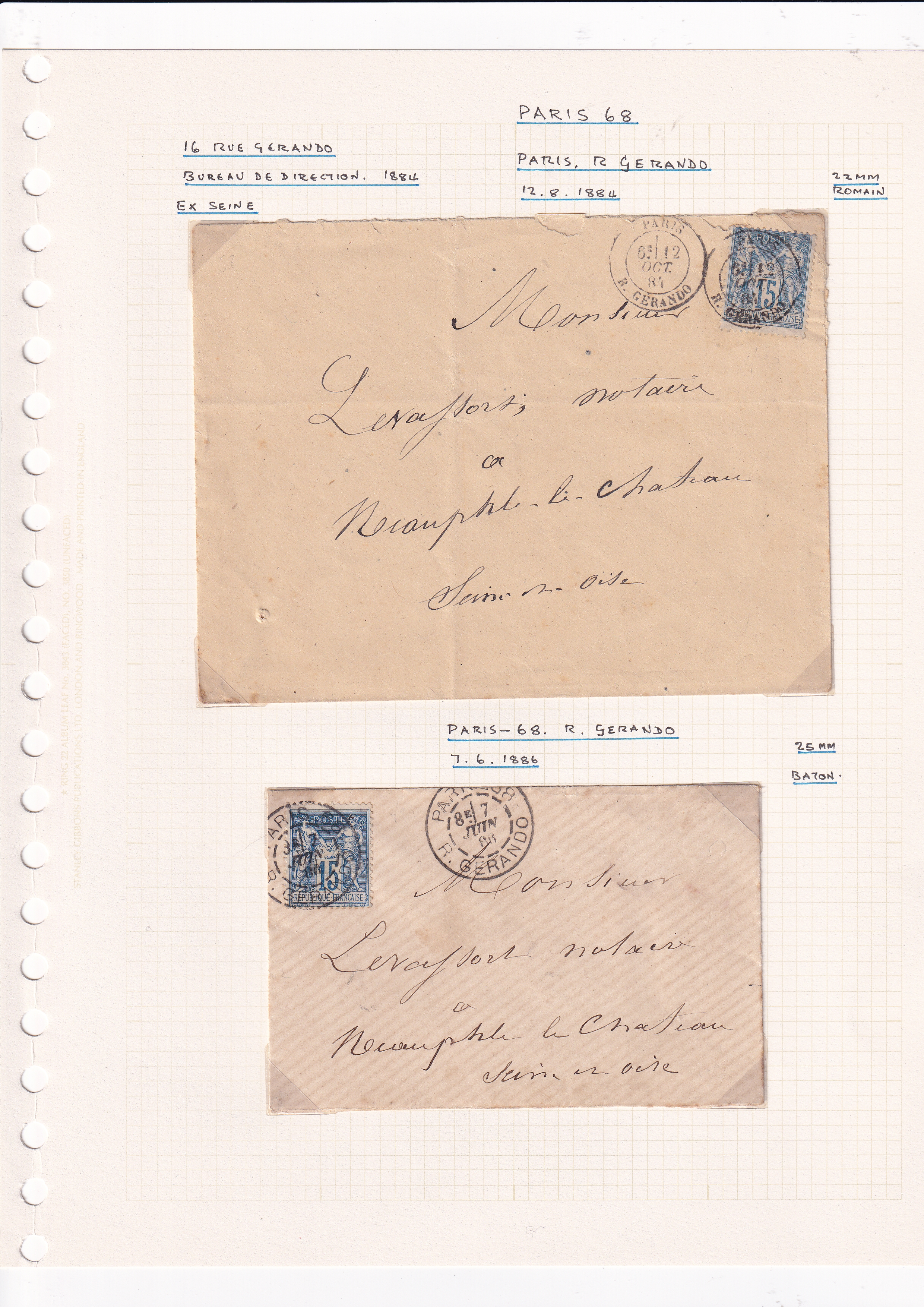 a paper with writing on it