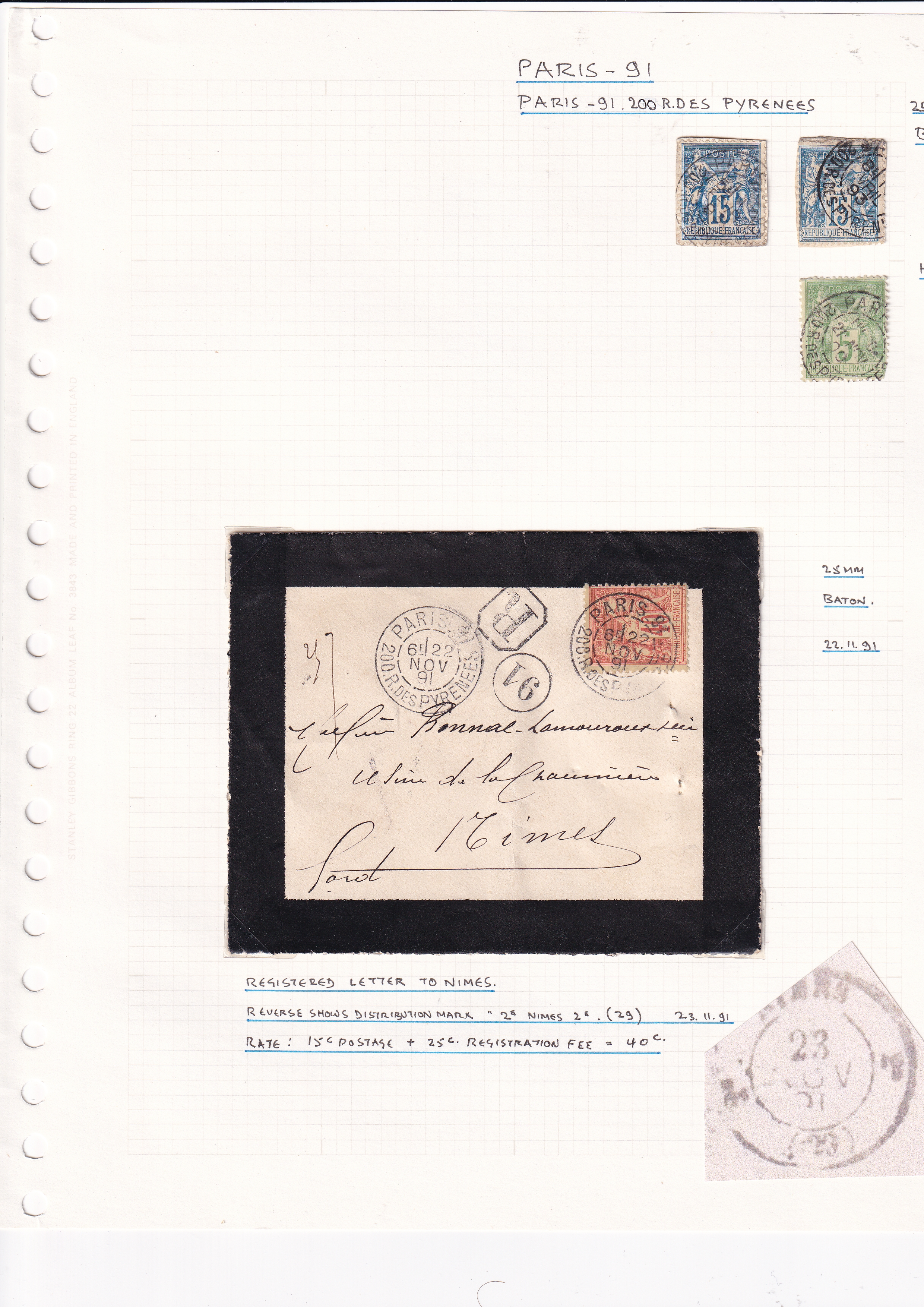 a collection of stamps on a white sheet