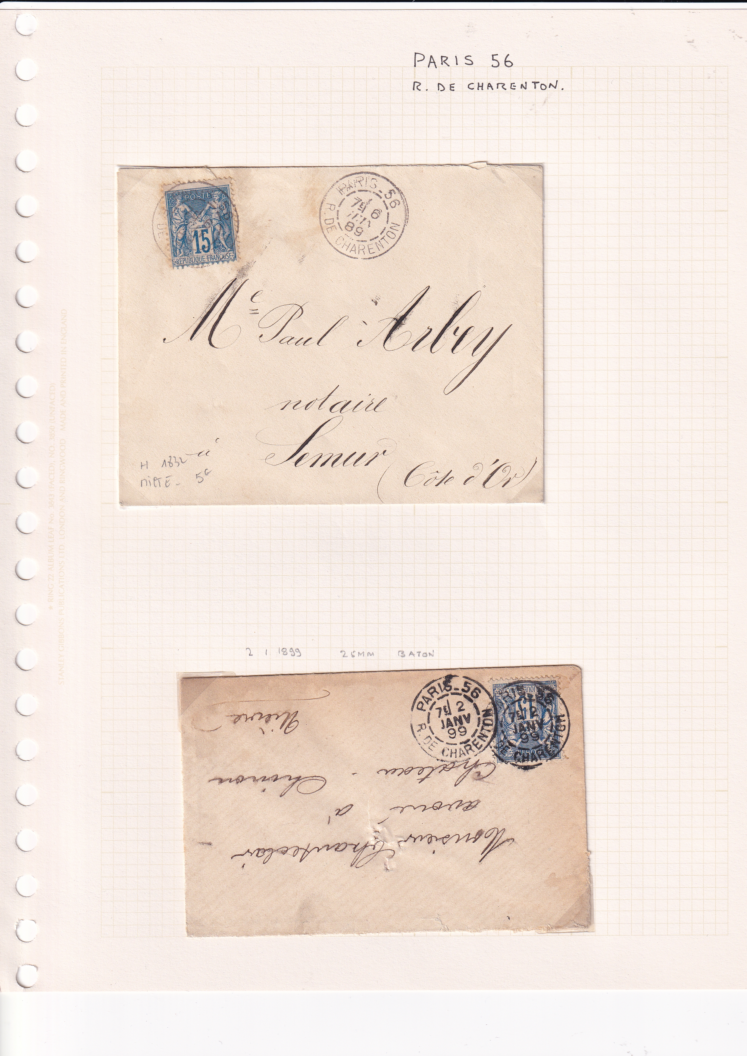 a paper with writing on it