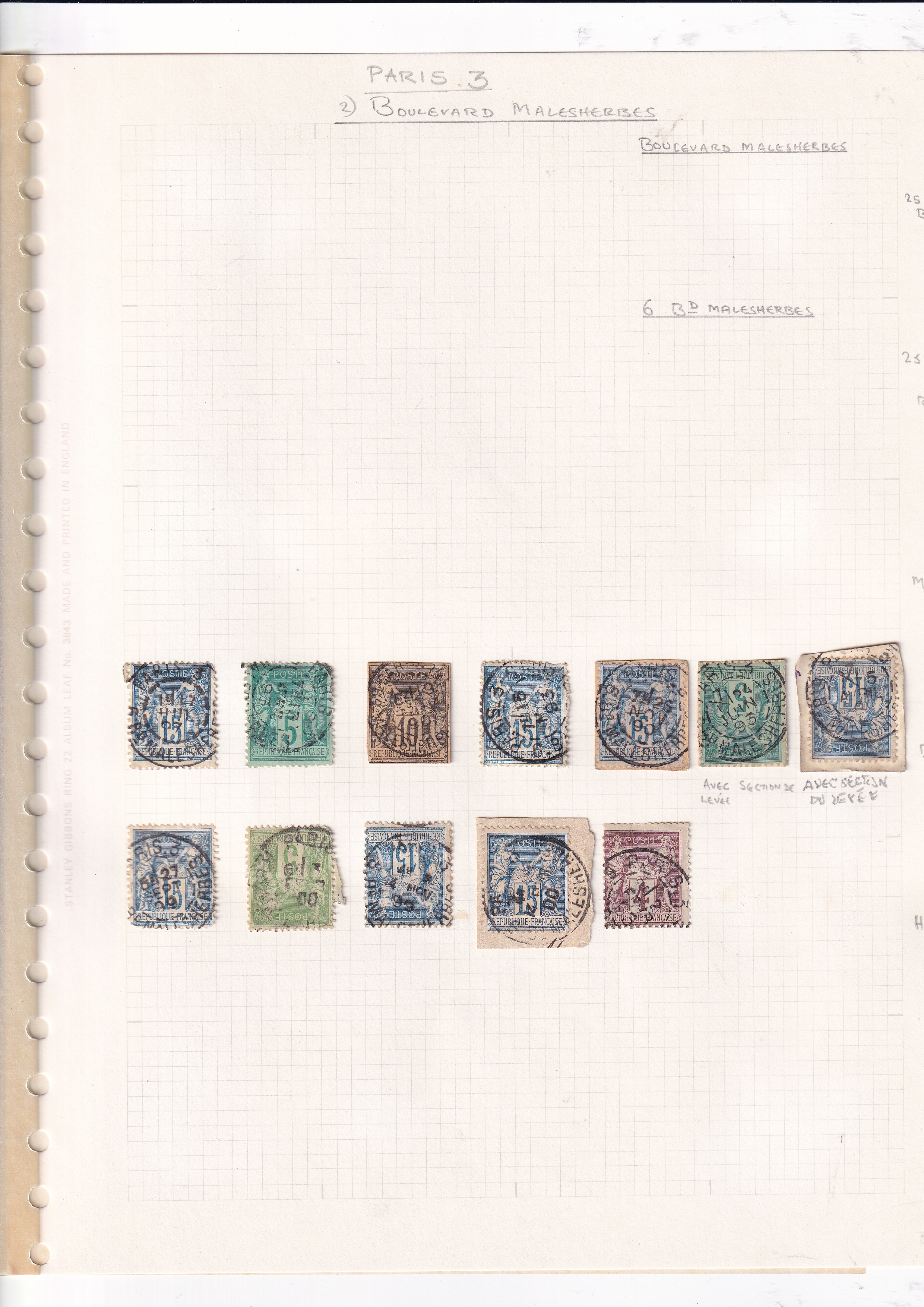 a collection of stamps on a white paper