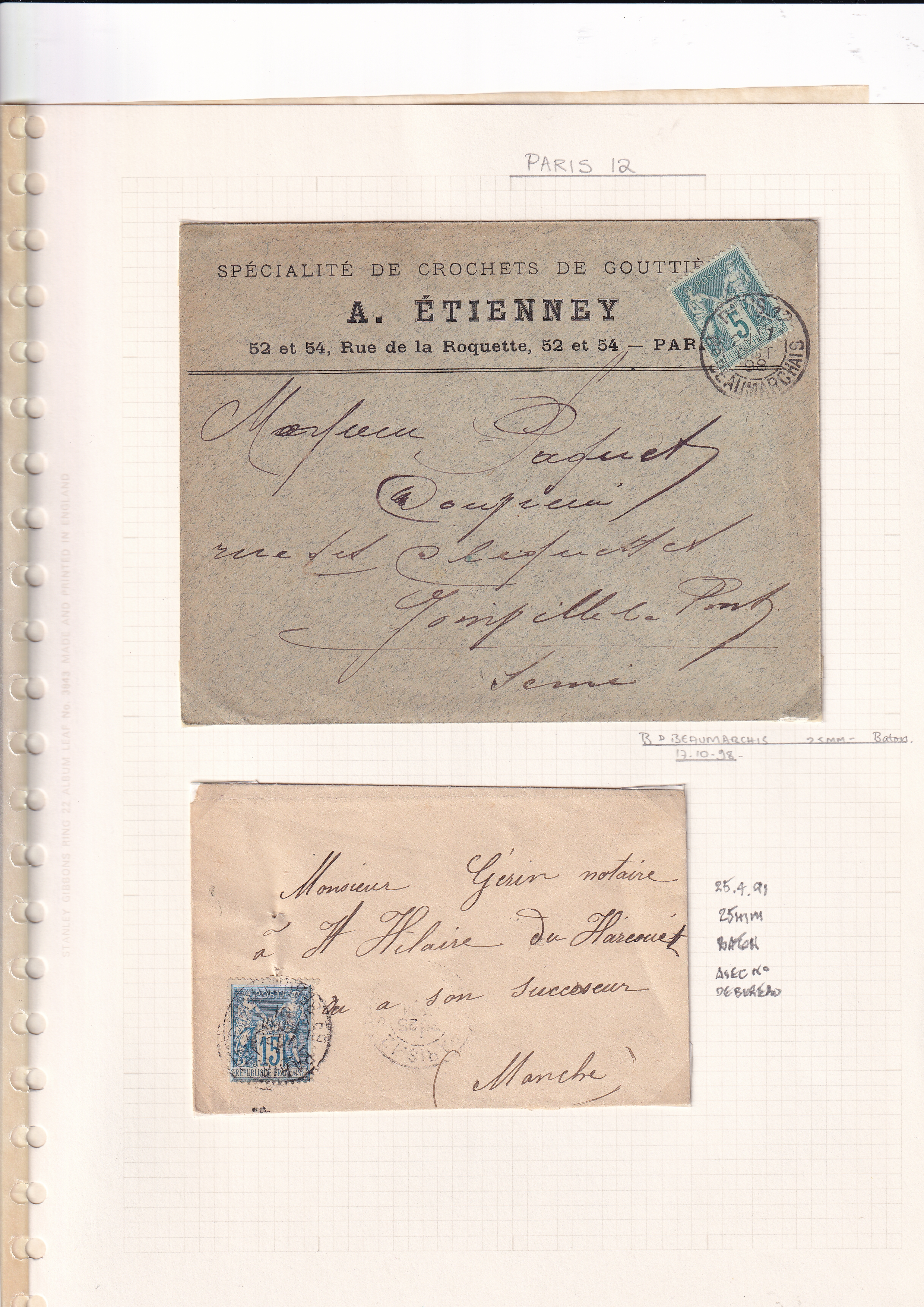 a paper with writing on it