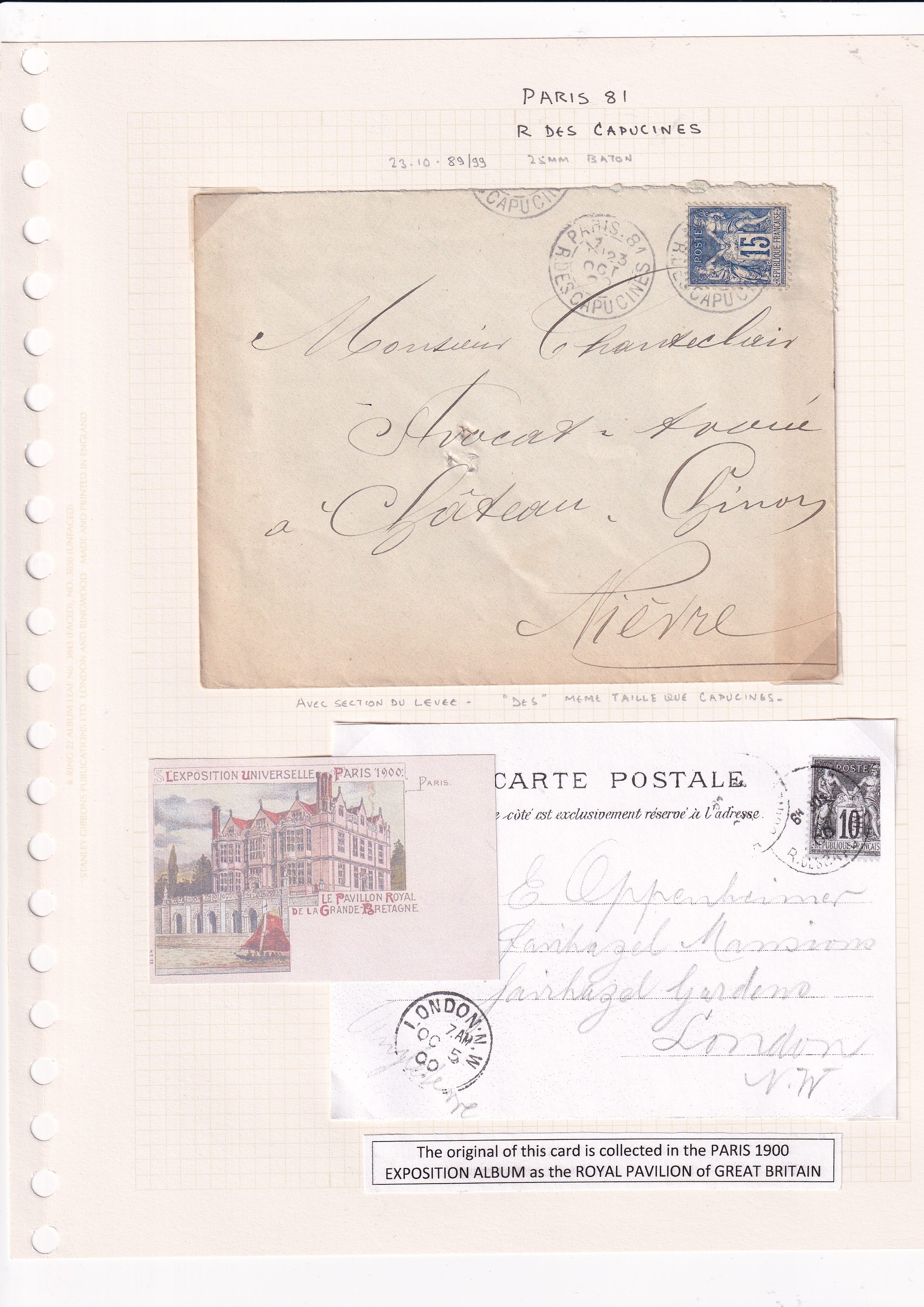 a paper with writing on it