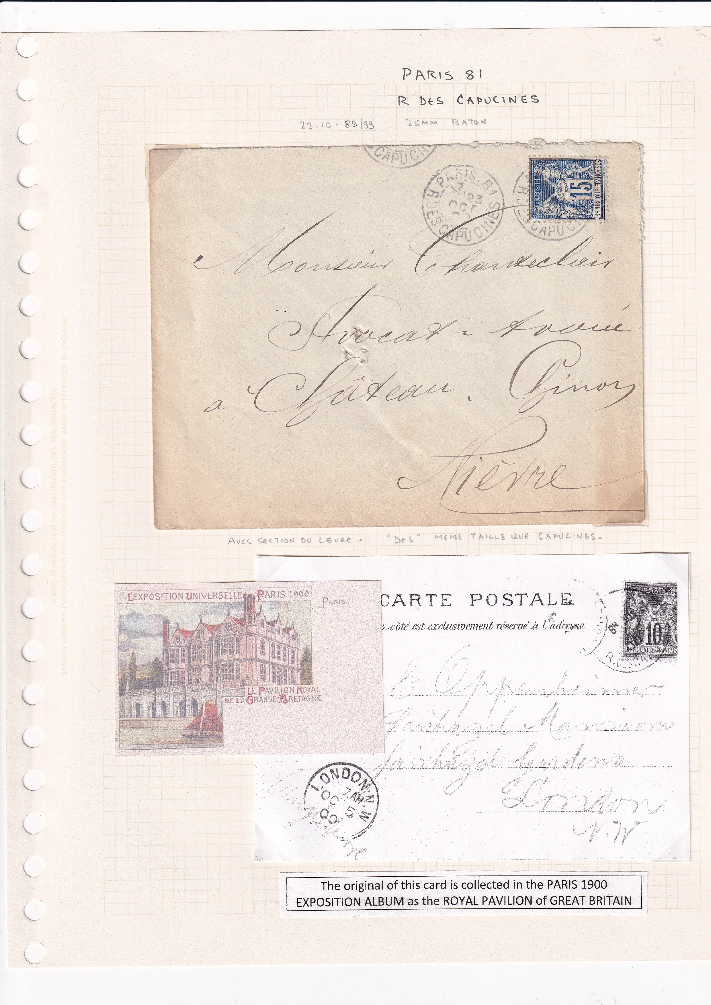 a paper with writing on it