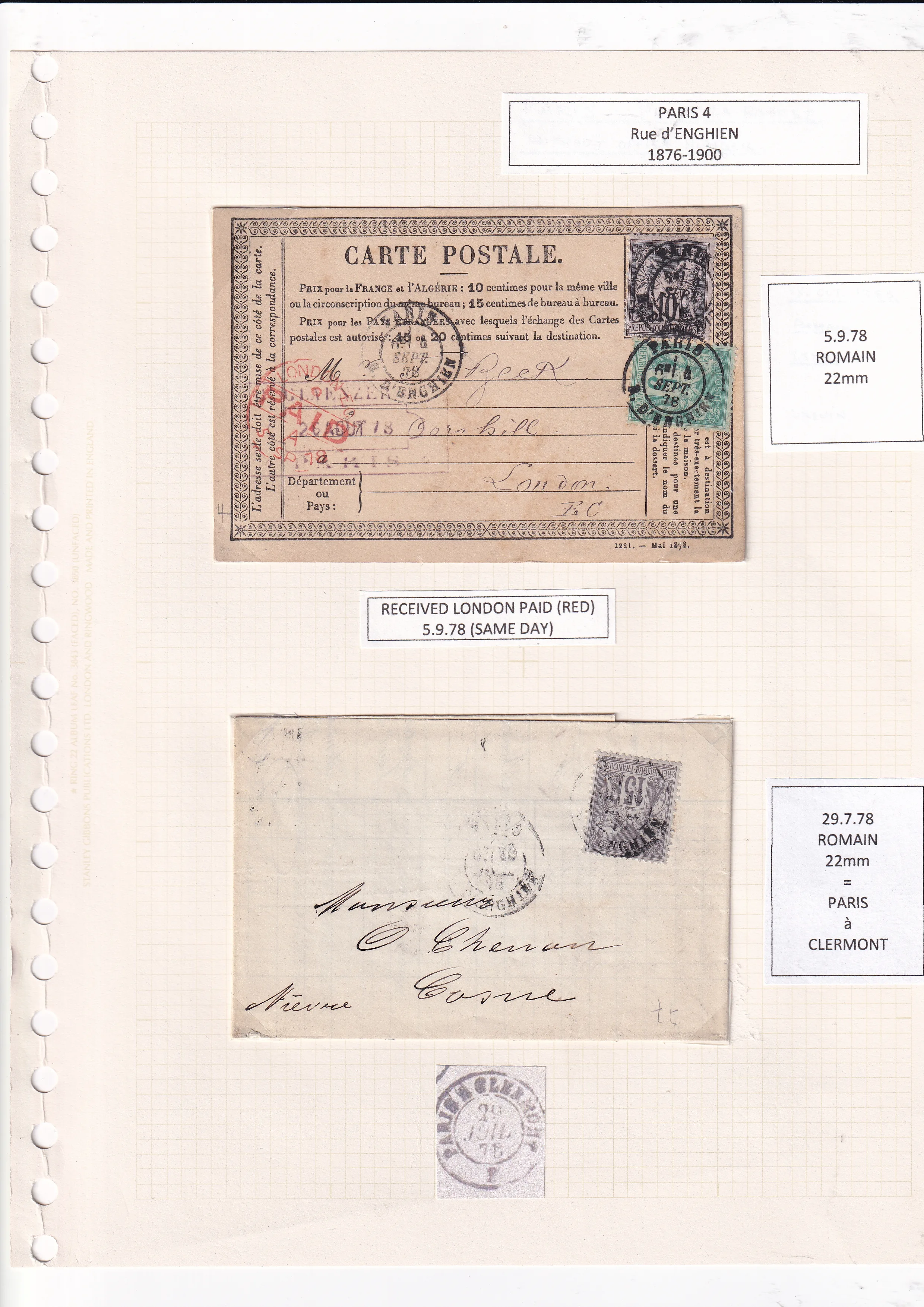 a collection of old postcards