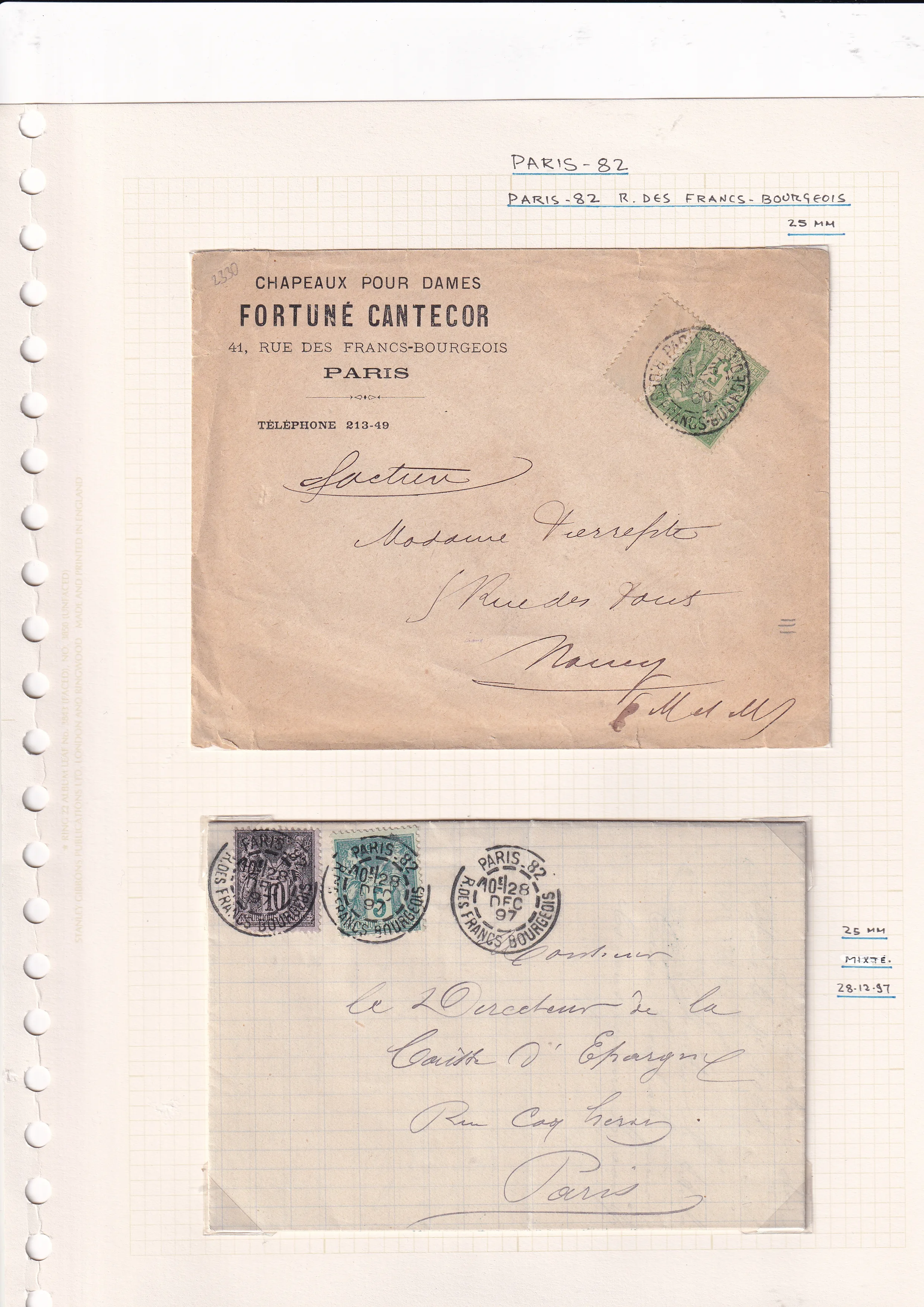 a paper with writing on it